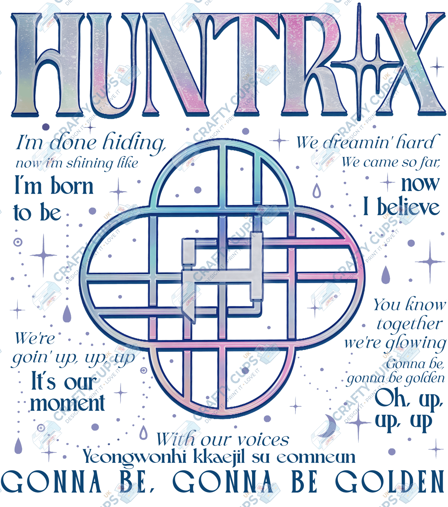 Demon Hunters DTF Transfer – Various Designs & Sizes (Part Four of Six), Heat Press Ready