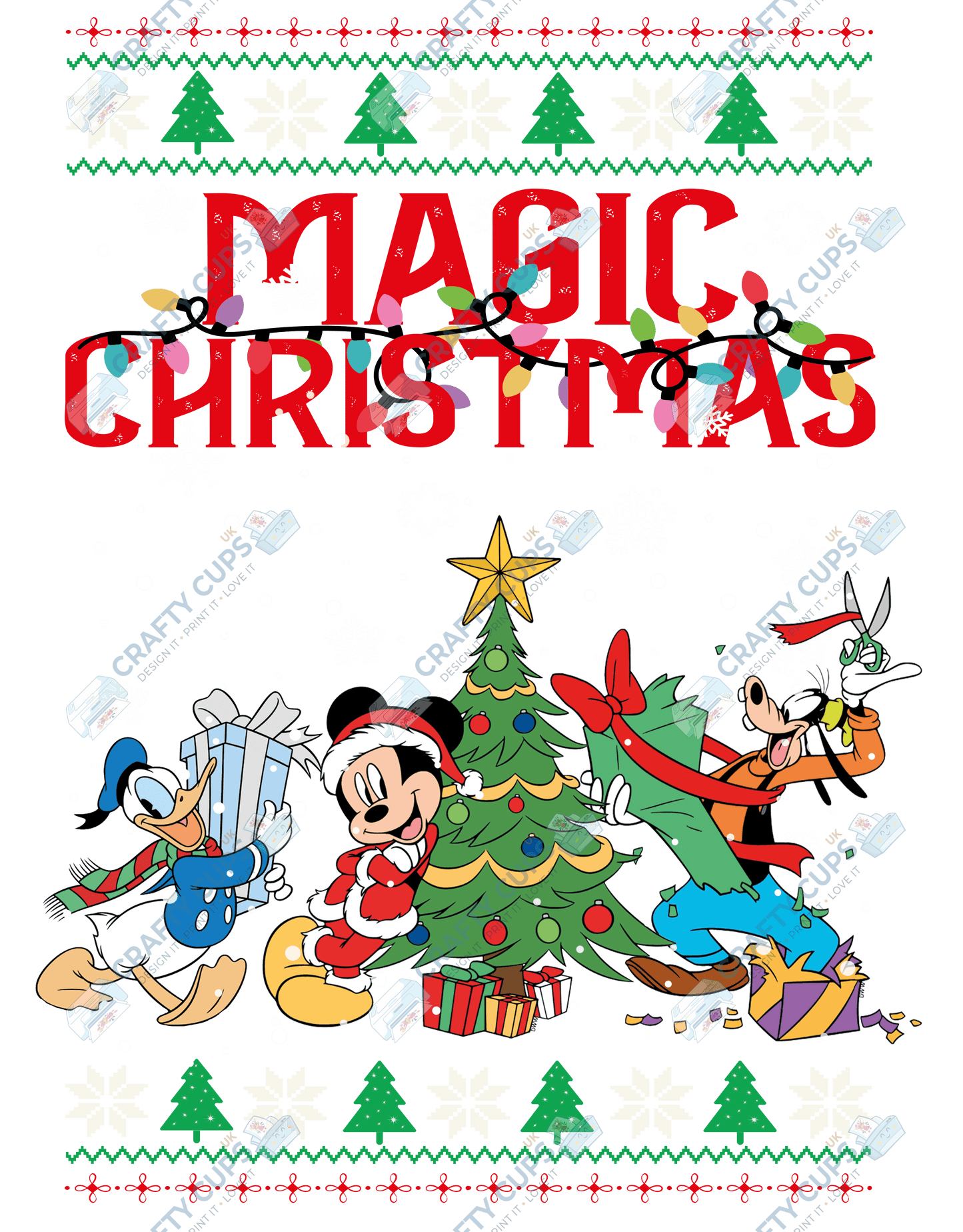 Christmas DTF Transfer – Various Designs & Sizes (Part One of Three, Series Two), Heat Press Ready