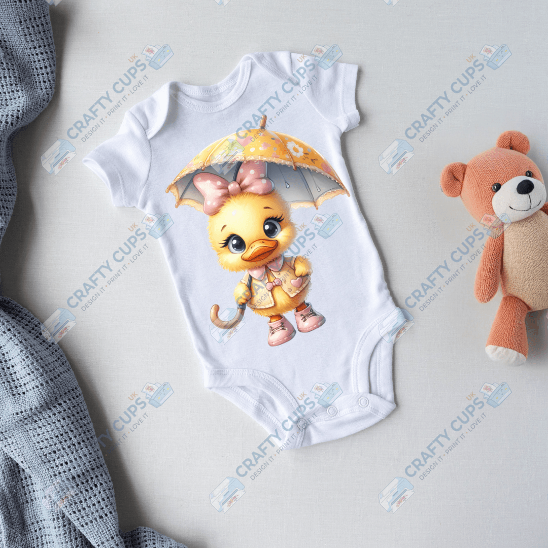 Cute Ducklings DTF Transfers – Adorable Baby & Kids Designs (4"–10")