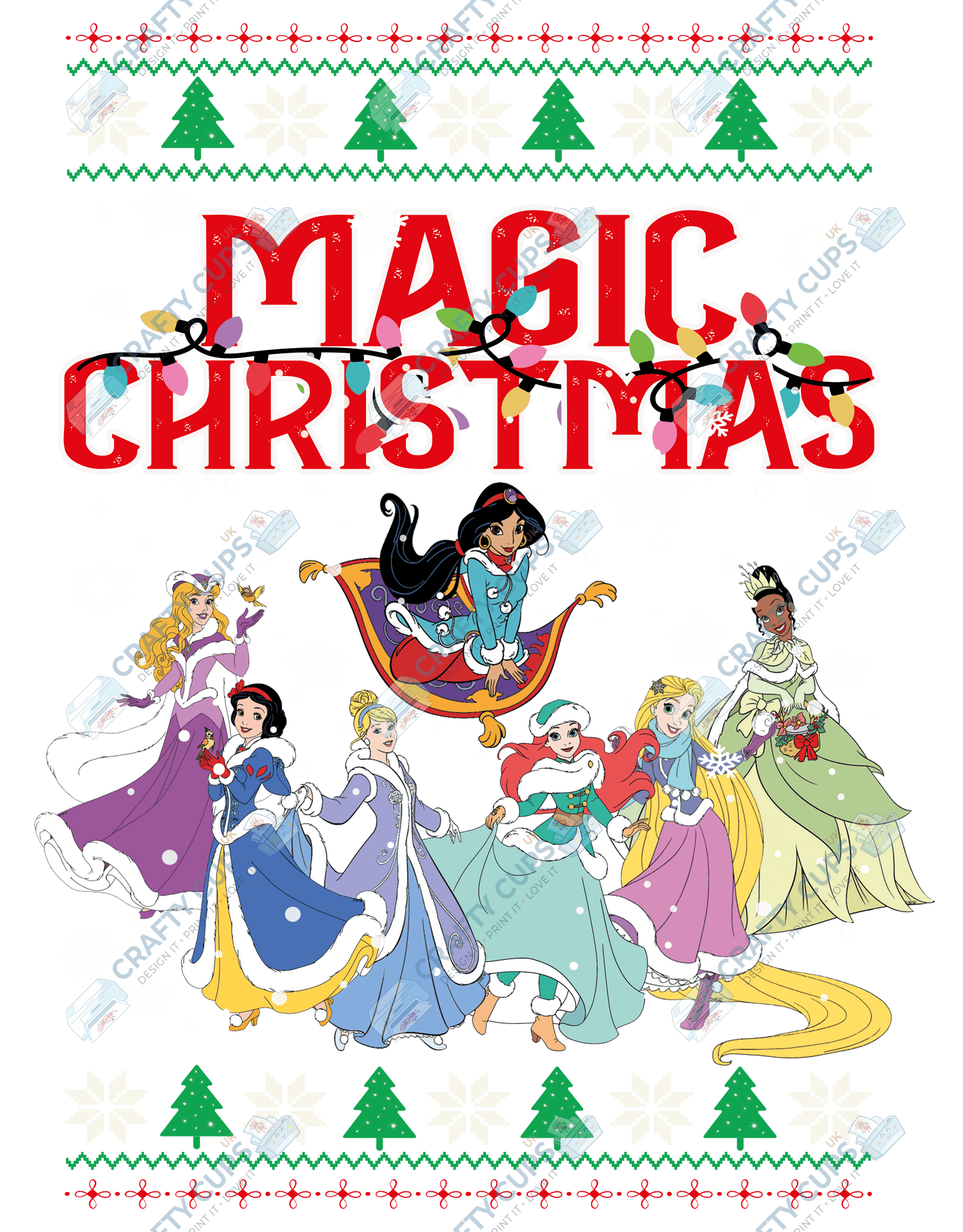 Christmas DTF Transfer – Various Designs & Sizes (Part One of Three, Series Two), Heat Press Ready