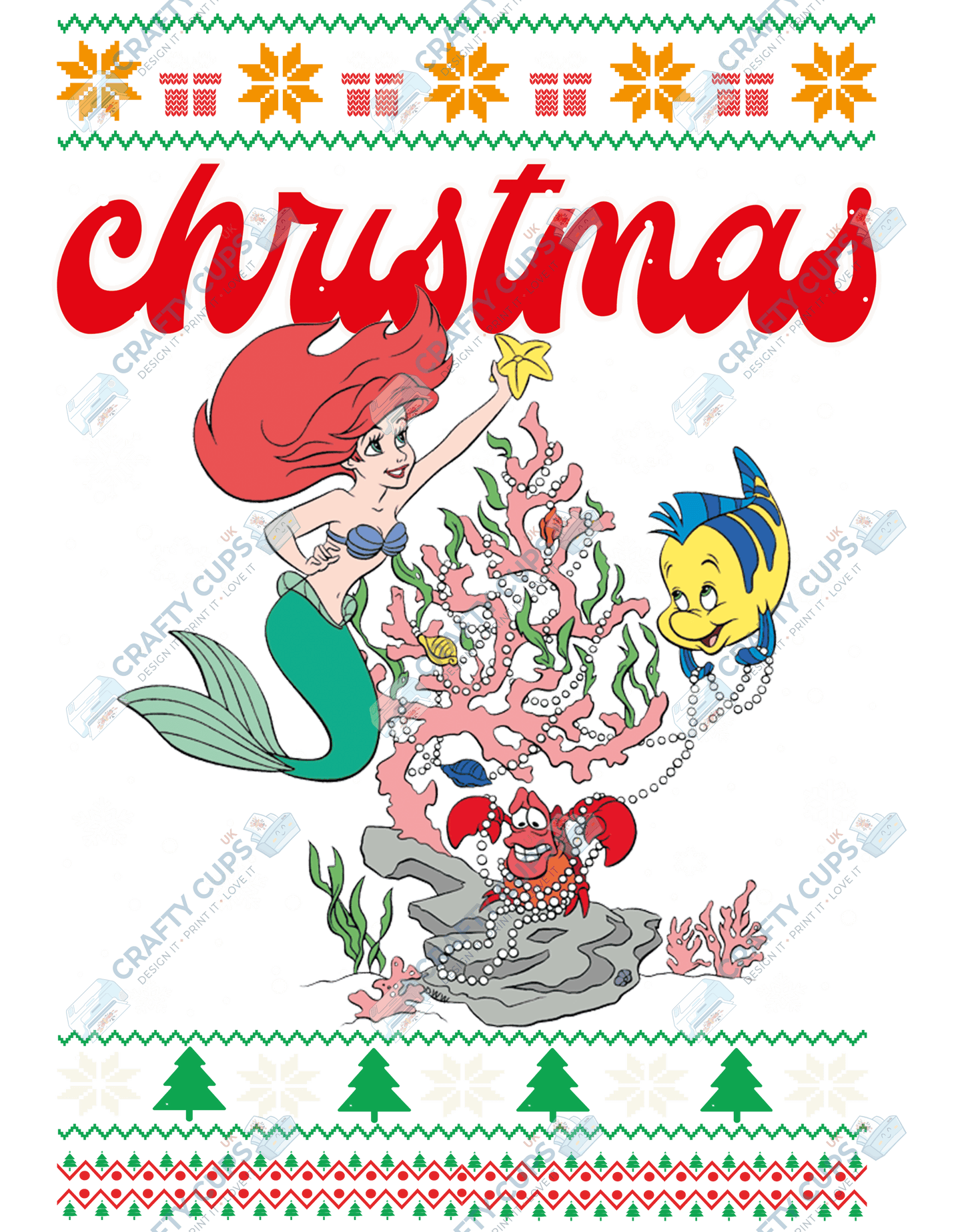 Christmas DTF Transfer – Various Designs & Sizes (Part Two of Three, Series Two), Heat Press Ready