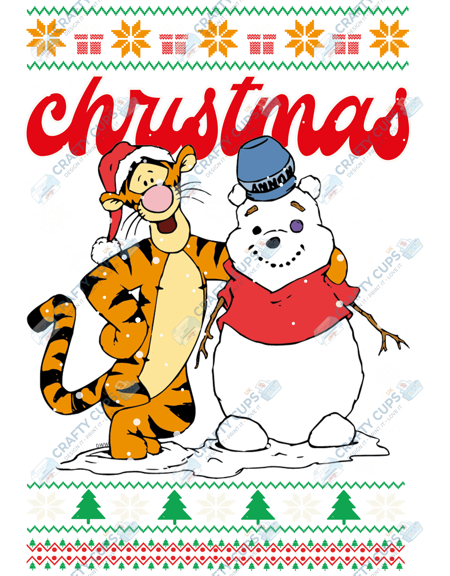 Christmas DTF Transfer – Various Designs & Sizes (Part Two of Three, Series Two), Heat Press Ready
