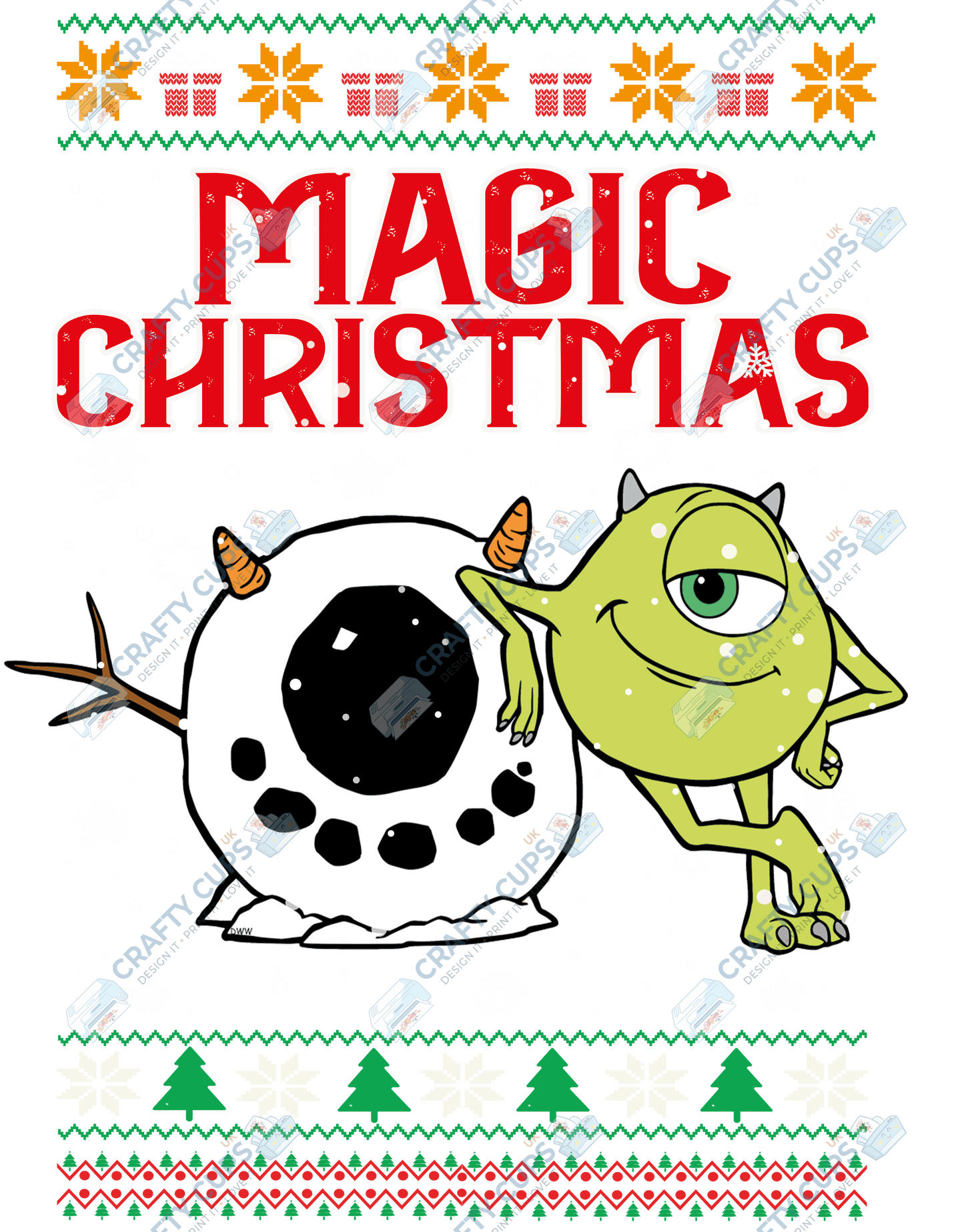Christmas DTF Transfer – Various Designs & Sizes (Part Two of Three, Series Two), Heat Press Ready