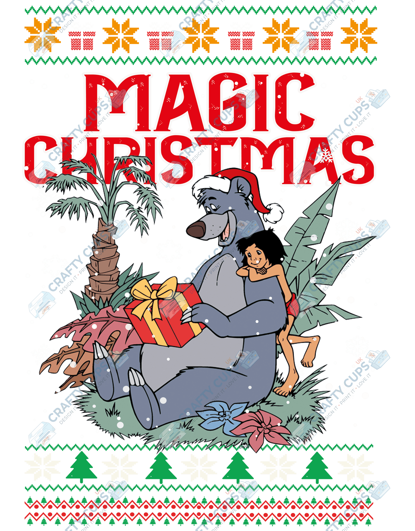 Christmas DTF Transfer – Various Designs & Sizes (Part Two of Three, Series Two), Heat Press Ready