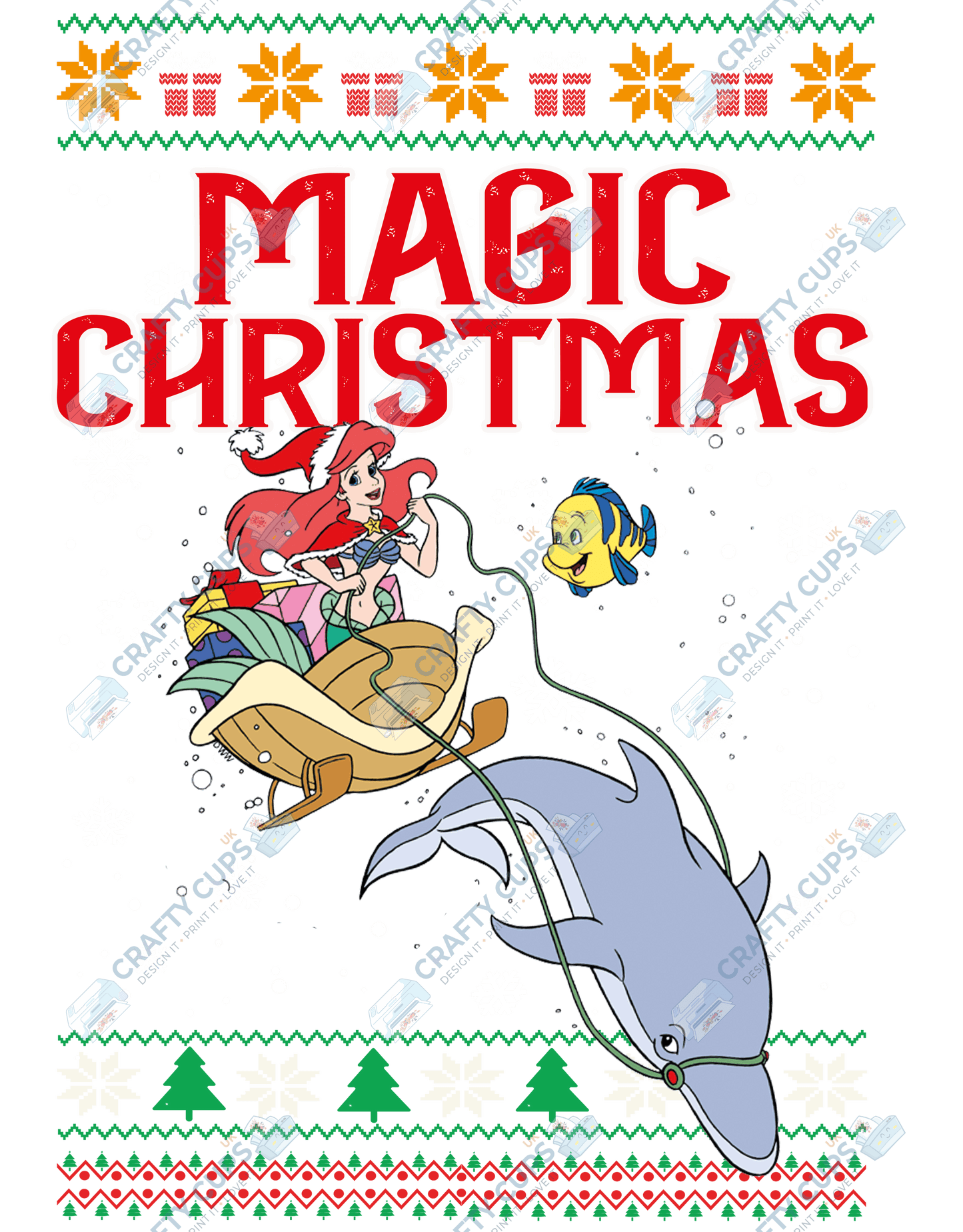 Christmas DTF Transfer – Various Designs & Sizes (Part Two of Three, Series Two), Heat Press Ready