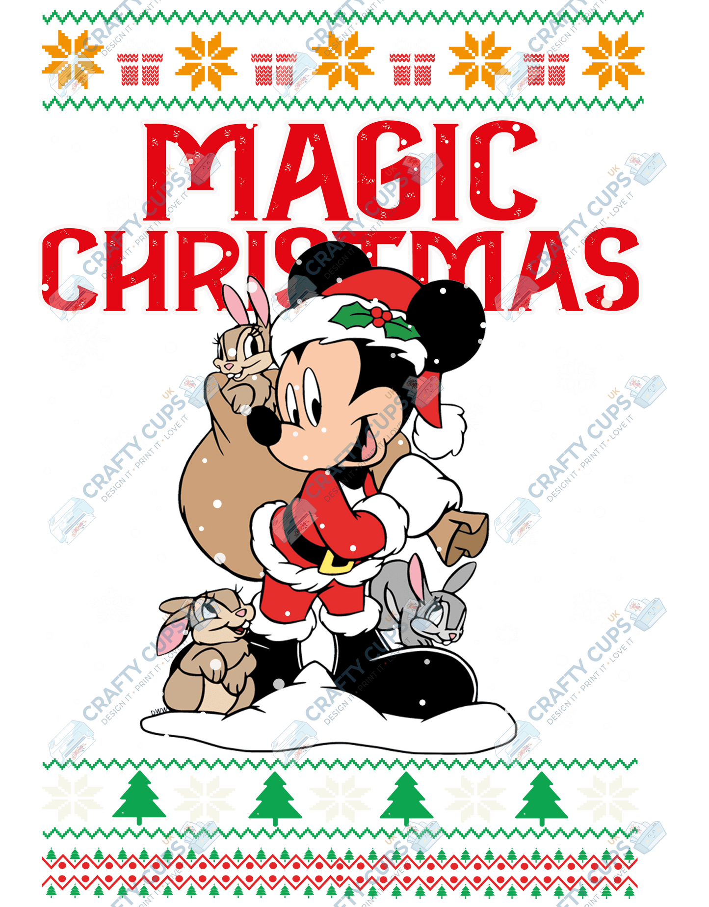 Christmas DTF Transfer – Various Designs & Sizes (Part Three of Three, Series Two), Heat Press Ready