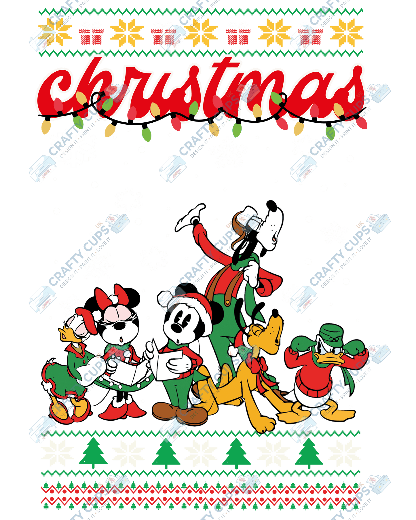 Christmas DTF Transfer – Various Designs & Sizes (Part One of Three, Series Two), Heat Press Ready