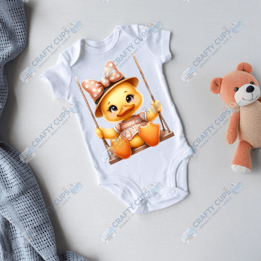 Cute Ducklings DTF Transfers – Adorable Baby & Kids Designs (4"–10")