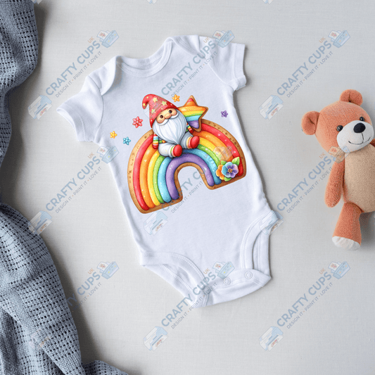 Rainbow Animals DTF Transfers – Colorful Designs for Kids (4"–10")