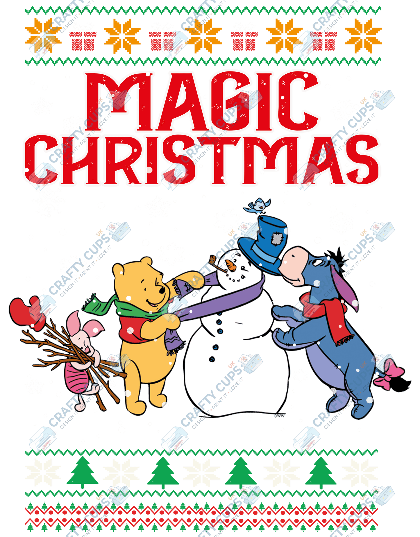 Christmas DTF Transfer – Various Designs & Sizes (Part Three of Three, Series Two), Heat Press Ready