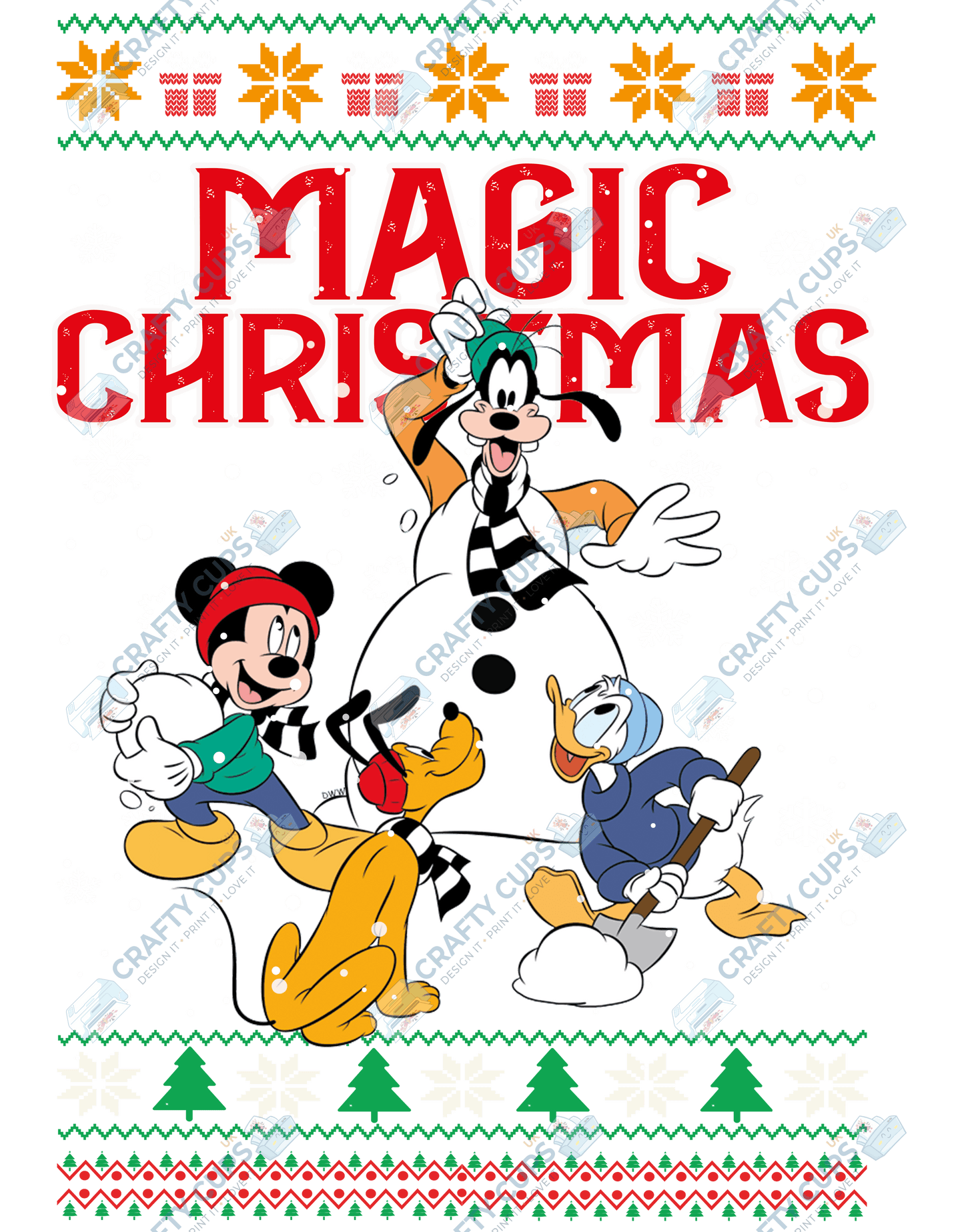 Christmas DTF Transfer – Various Designs & Sizes (Part Three of Three, Series Two), Heat Press Ready