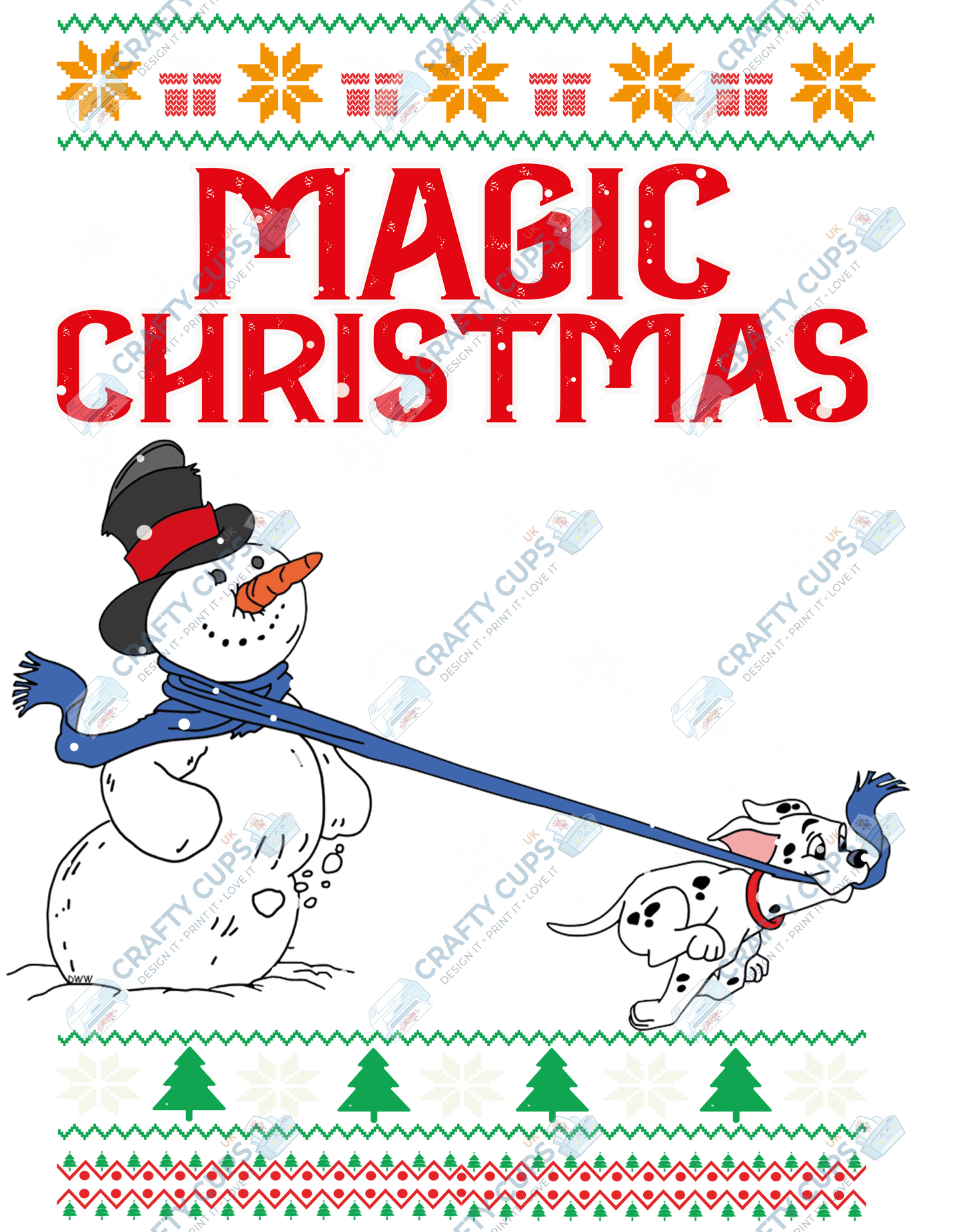 Christmas DTF Transfer – Various Designs & Sizes (Part Three of Three, Series Two), Heat Press Ready