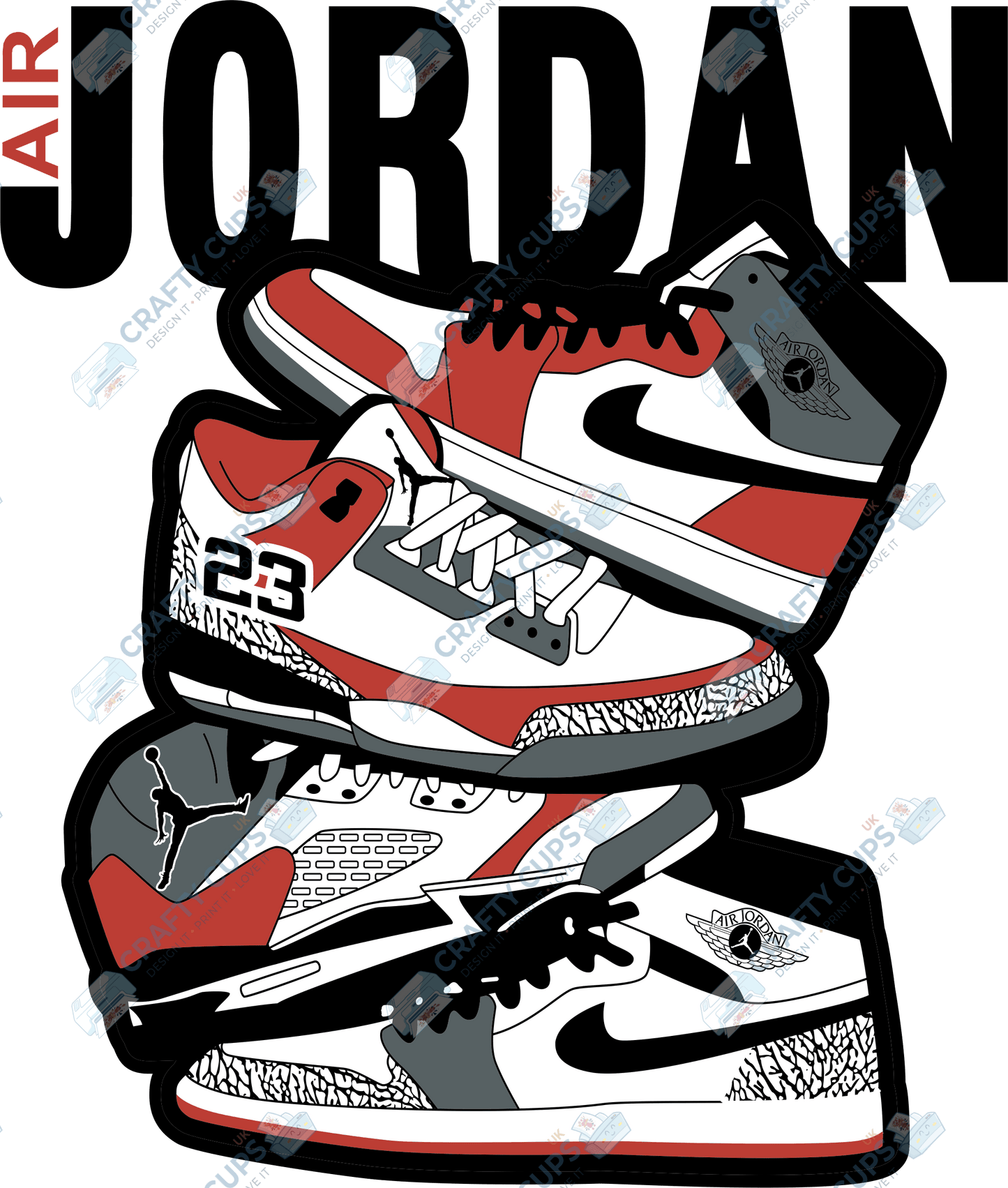 Sports DTF Transfer – Various Designs & Sizes (Part Four of Four), Heat Press Ready