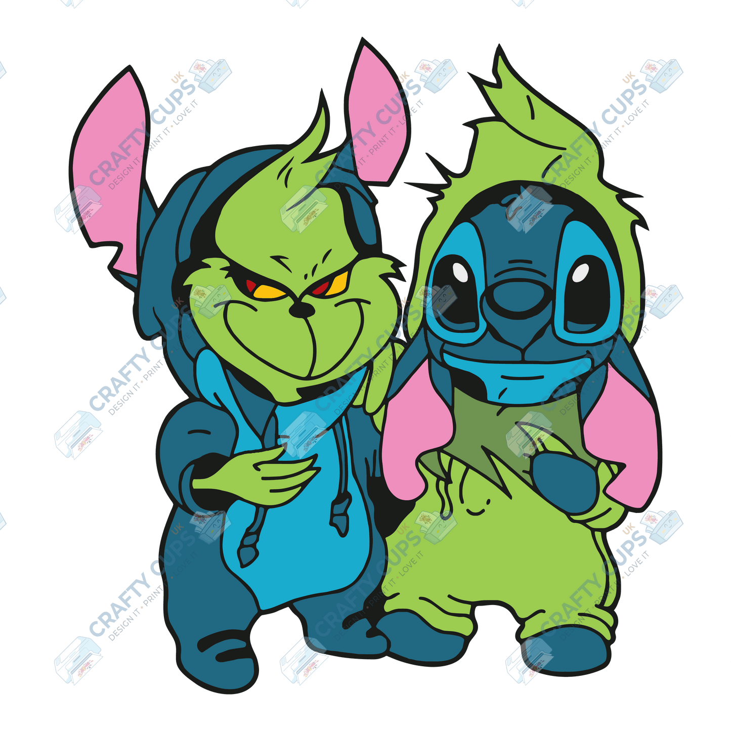 Creepy Christmas DTF Prints – Dark Festive Transfers, Ready to Press