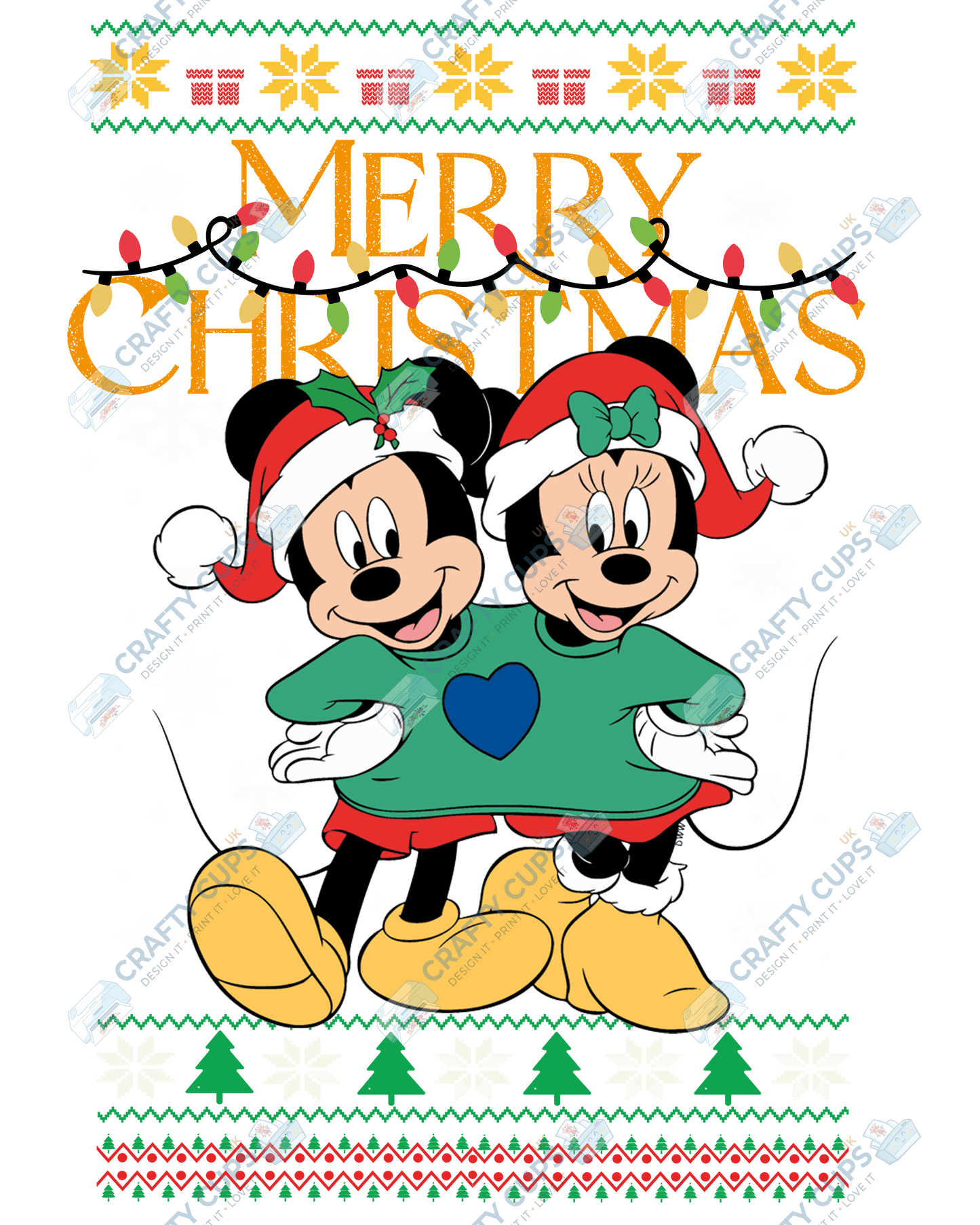 Christmas DTF Transfer – Various Designs & Sizes (Part One of Three, Series Two), Heat Press Ready
