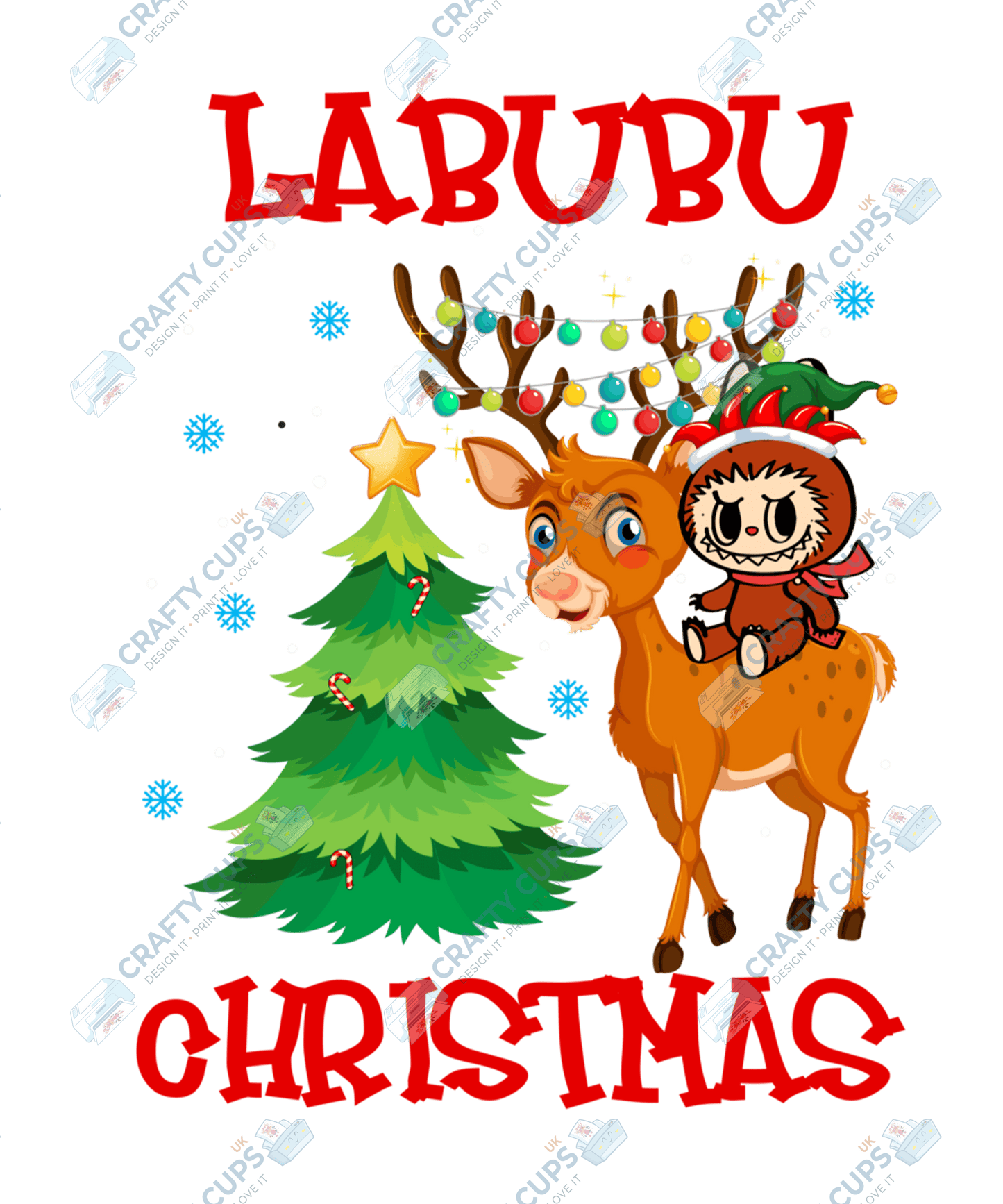 Chibi Monster Christmas DTF Transfer – Cute Festive Design, Various Sizes & Designs, Heat Press Ready