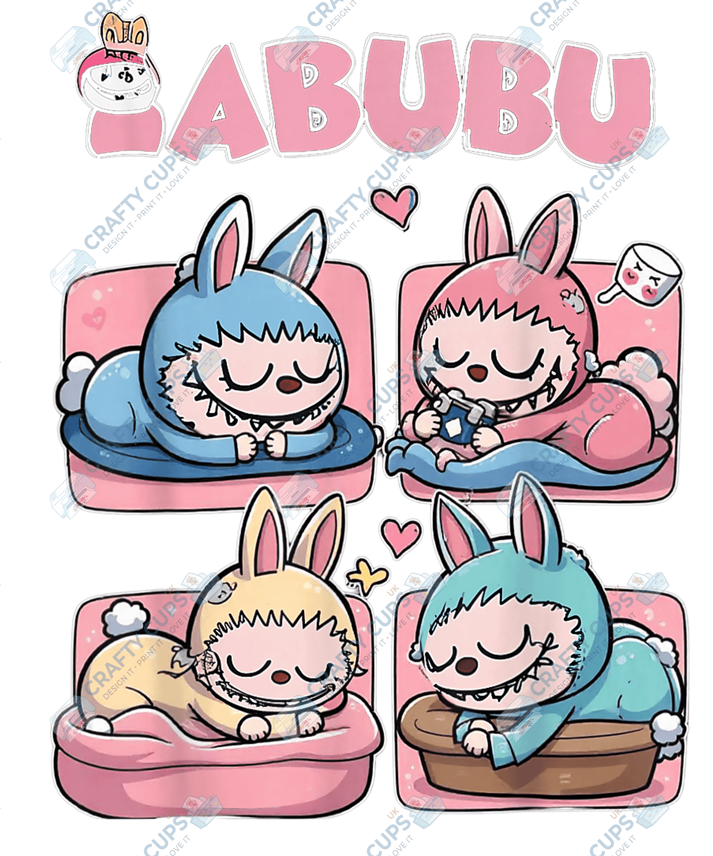 Chibi Monsters DTF Transfer – Cute Anime Style (Part Three of Seven), Various Sizes & Designs