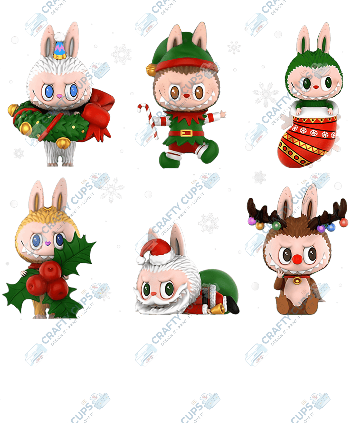 Chibi Monsters DTF Transfer – Cute Anime Style (Part Two of Seven), Various Sizes & Designs