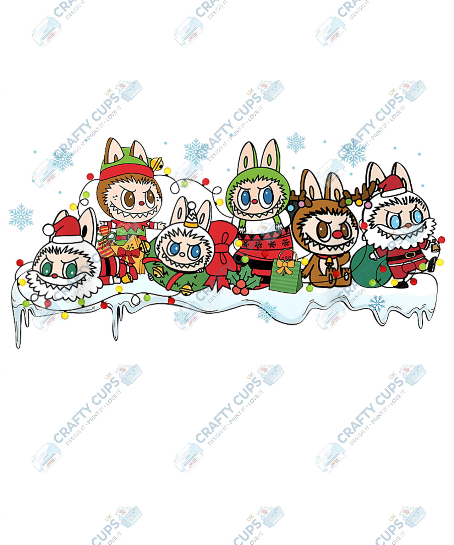 Chibi Monsters DTF Transfer – Cute Anime Style (Part Two of Seven), Various Sizes & Designs