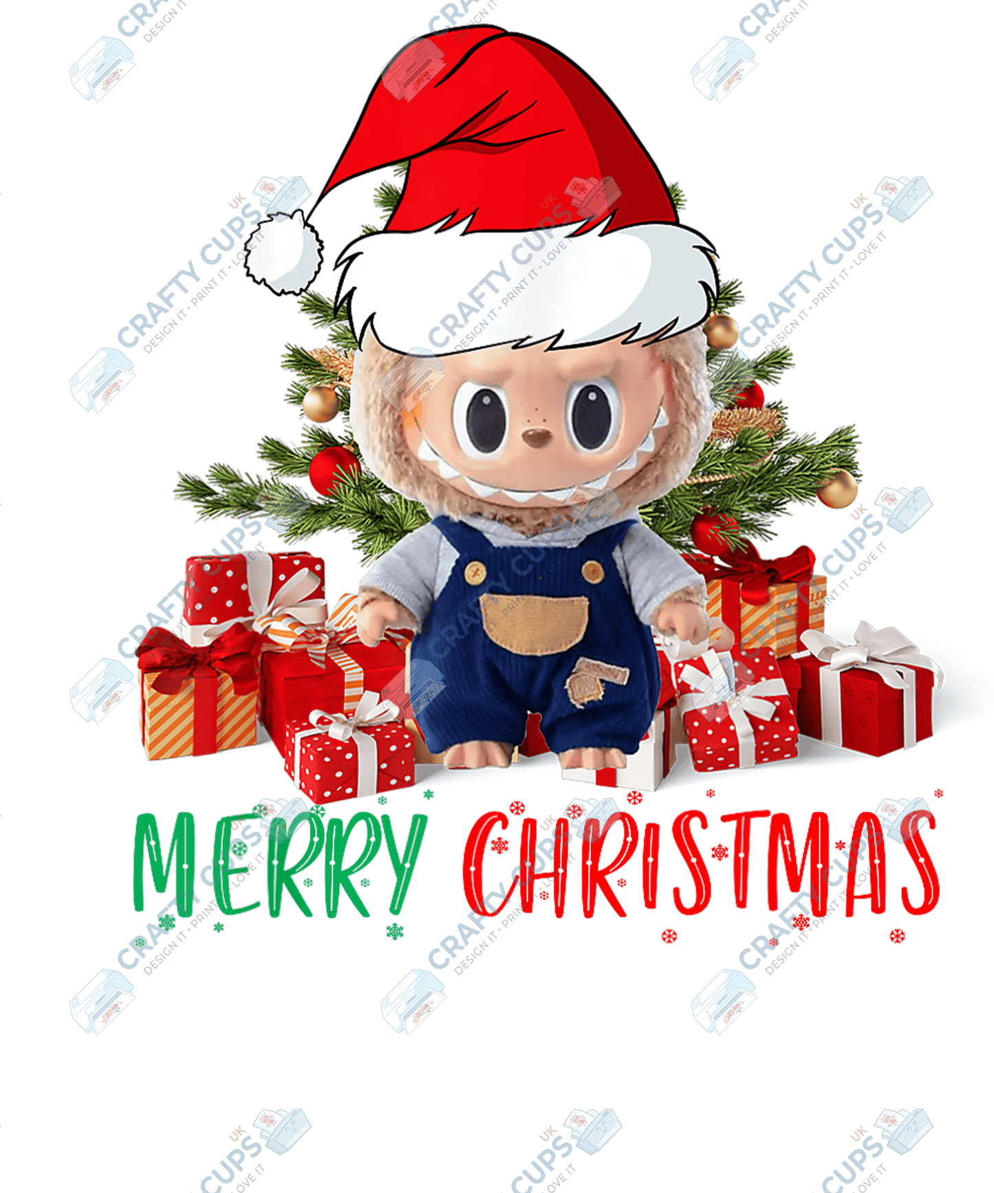 Chibi Monster Christmas DTF Transfer – Cute Festive Design, Various Sizes & Designs, Heat Press Ready