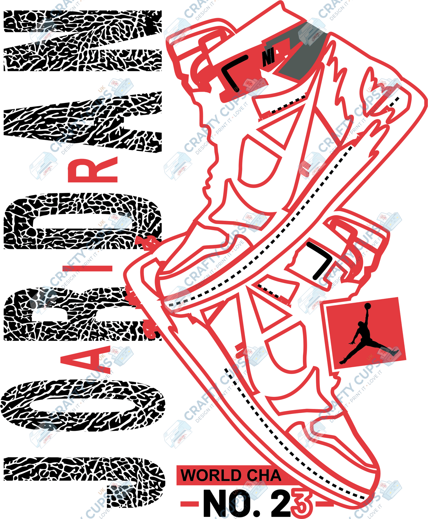 Sports DTF Transfer – Various Designs & Sizes (Part Four of Four), Heat Press Ready