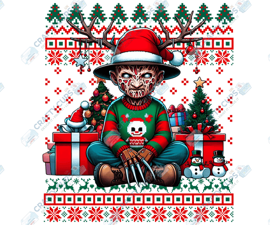 Creepy Christmas DTF Prints – Dark Festive Transfers, Ready to Press