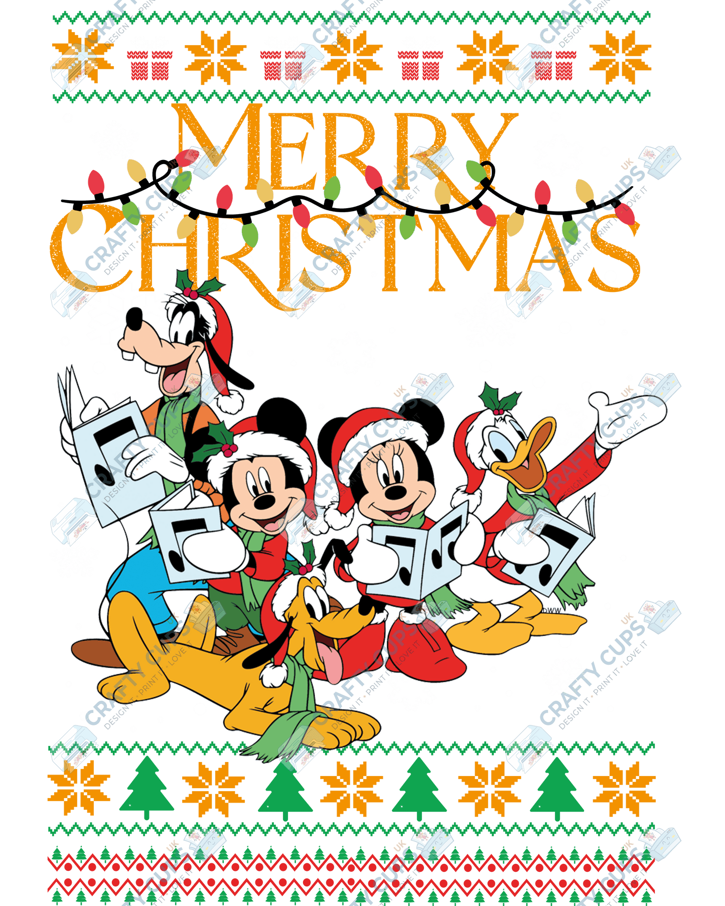 Christmas DTF Transfer – Various Designs & Sizes (Part One of Three, Series Two), Heat Press Ready