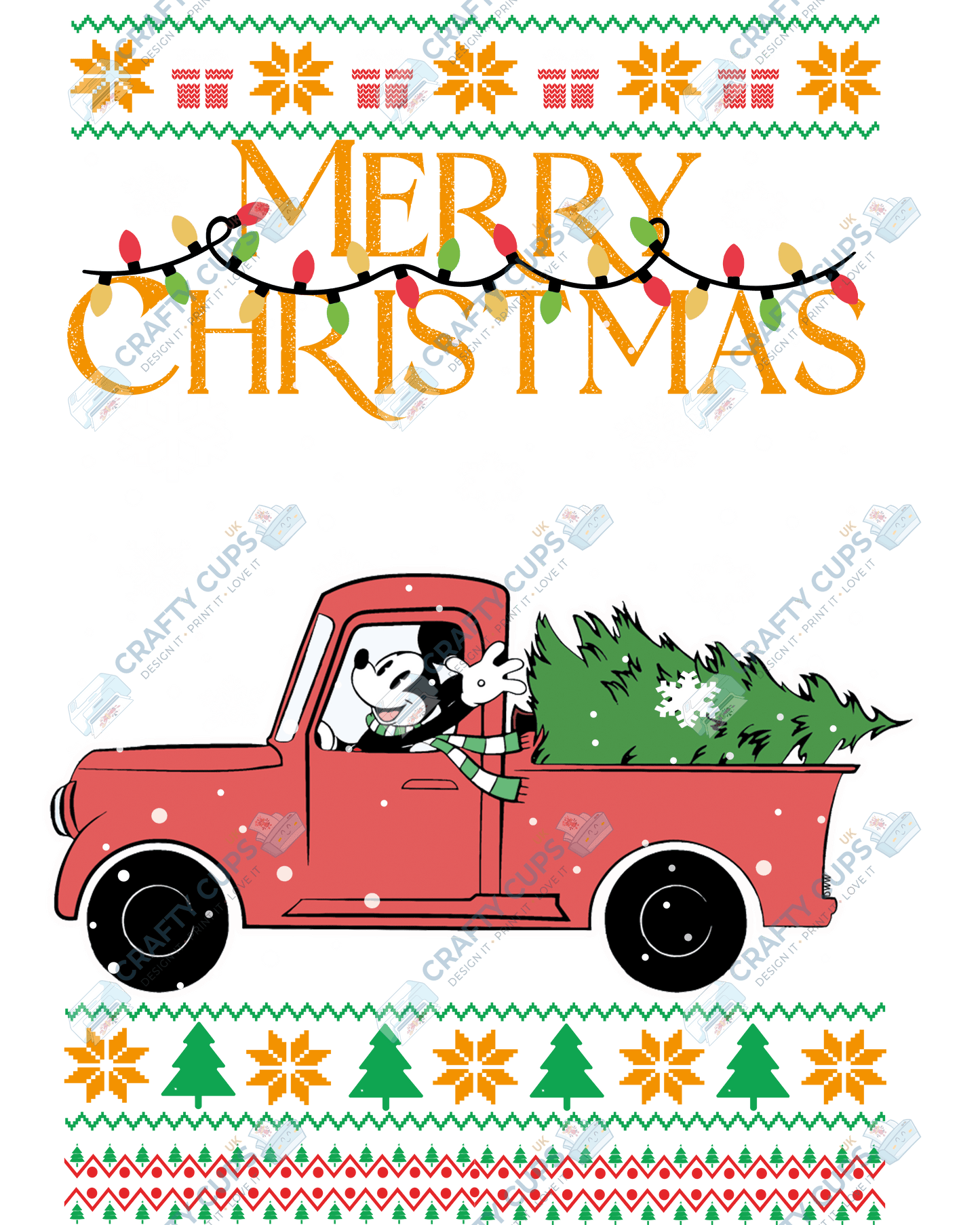 Christmas DTF Transfer – Various Designs & Sizes (Part One of Three, Series Two), Heat Press Ready