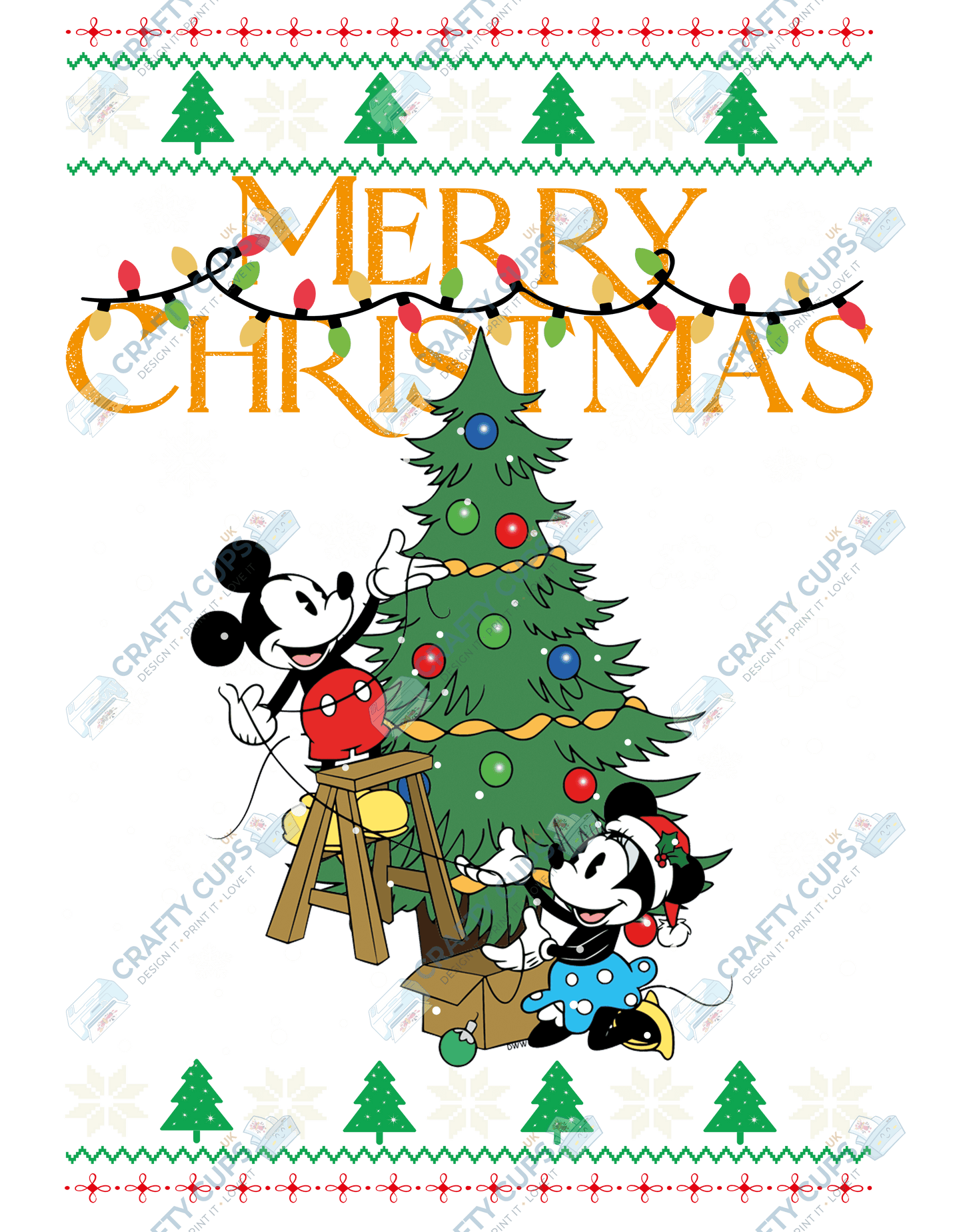 Christmas DTF Transfer – Various Designs & Sizes (Part One of Three, Series Two), Heat Press Ready