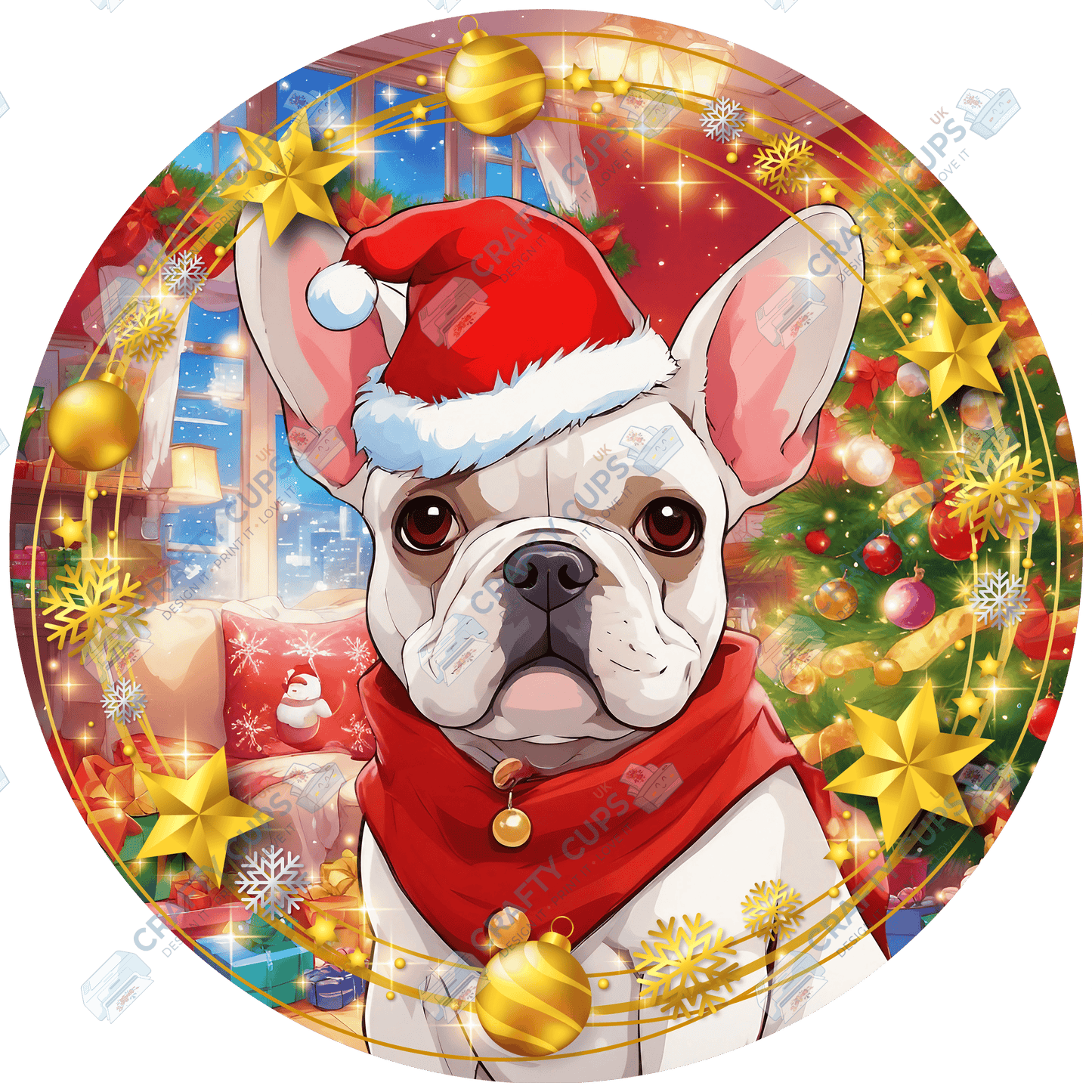 Christmas Dog Breeds DTF Transfer – Part 3 of 6 | Exclusive Secret Sub Design | Various Sizes – Crafty Cups UK
