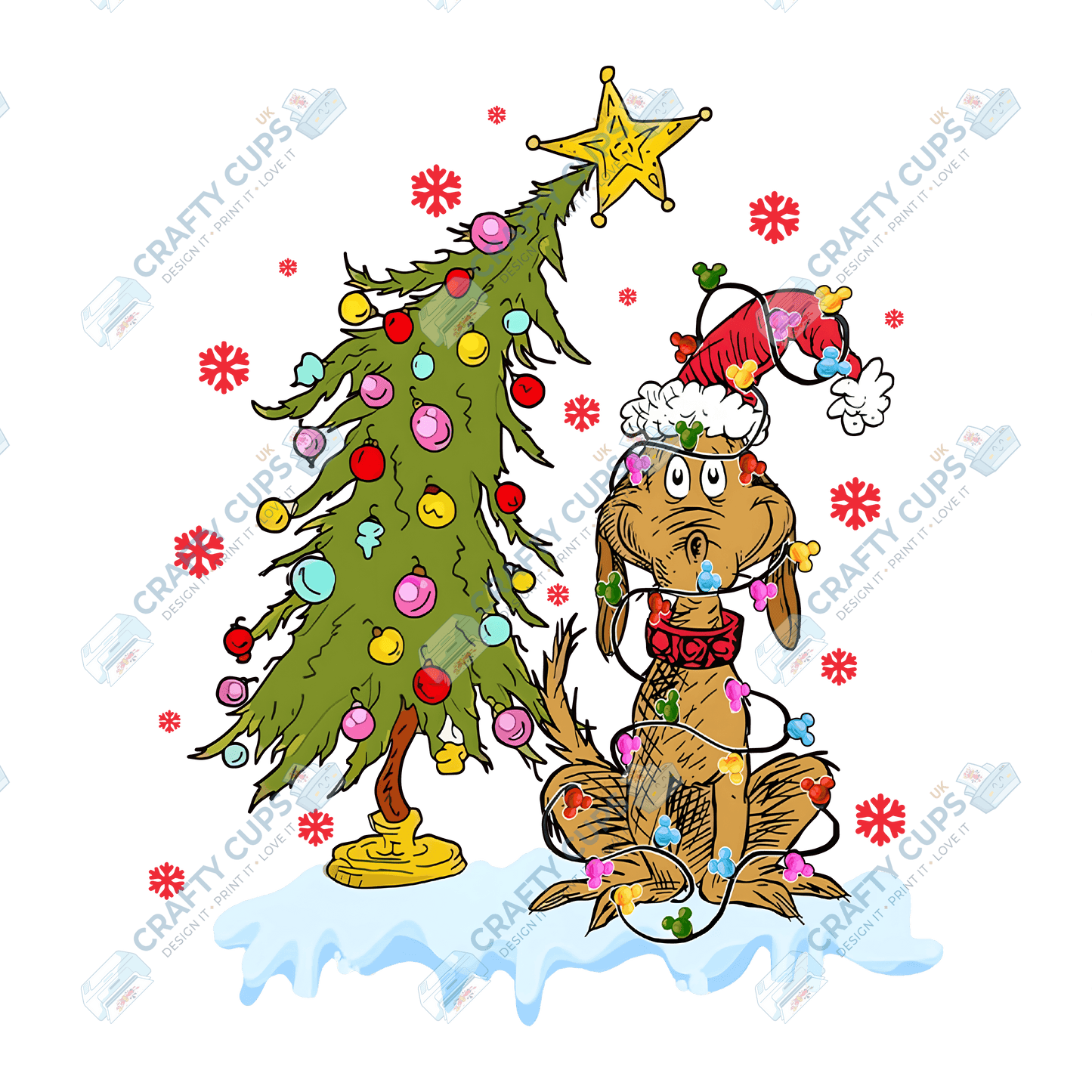 Christmas DTF Transfer – Various Designs & Sizes (Part One of Four, Series One), Heat Press Ready