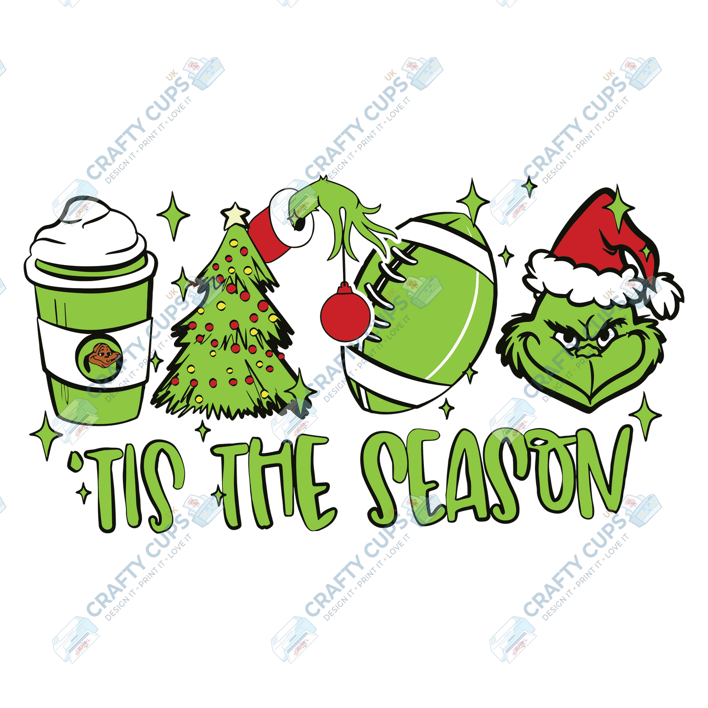 Christmas DTF Transfer – Various Designs & Sizes (Part Three of Four), Heat Press Ready