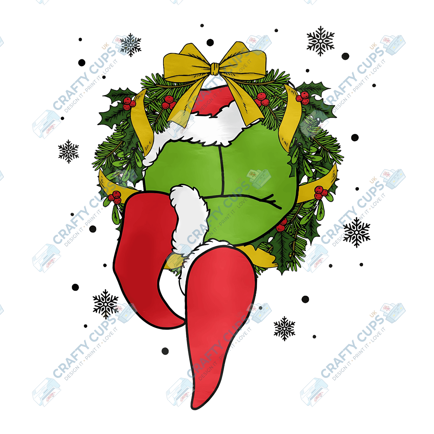 Christmas DTF Transfer – Various Designs & Sizes (Part One of Four, Series One), Heat Press Ready
