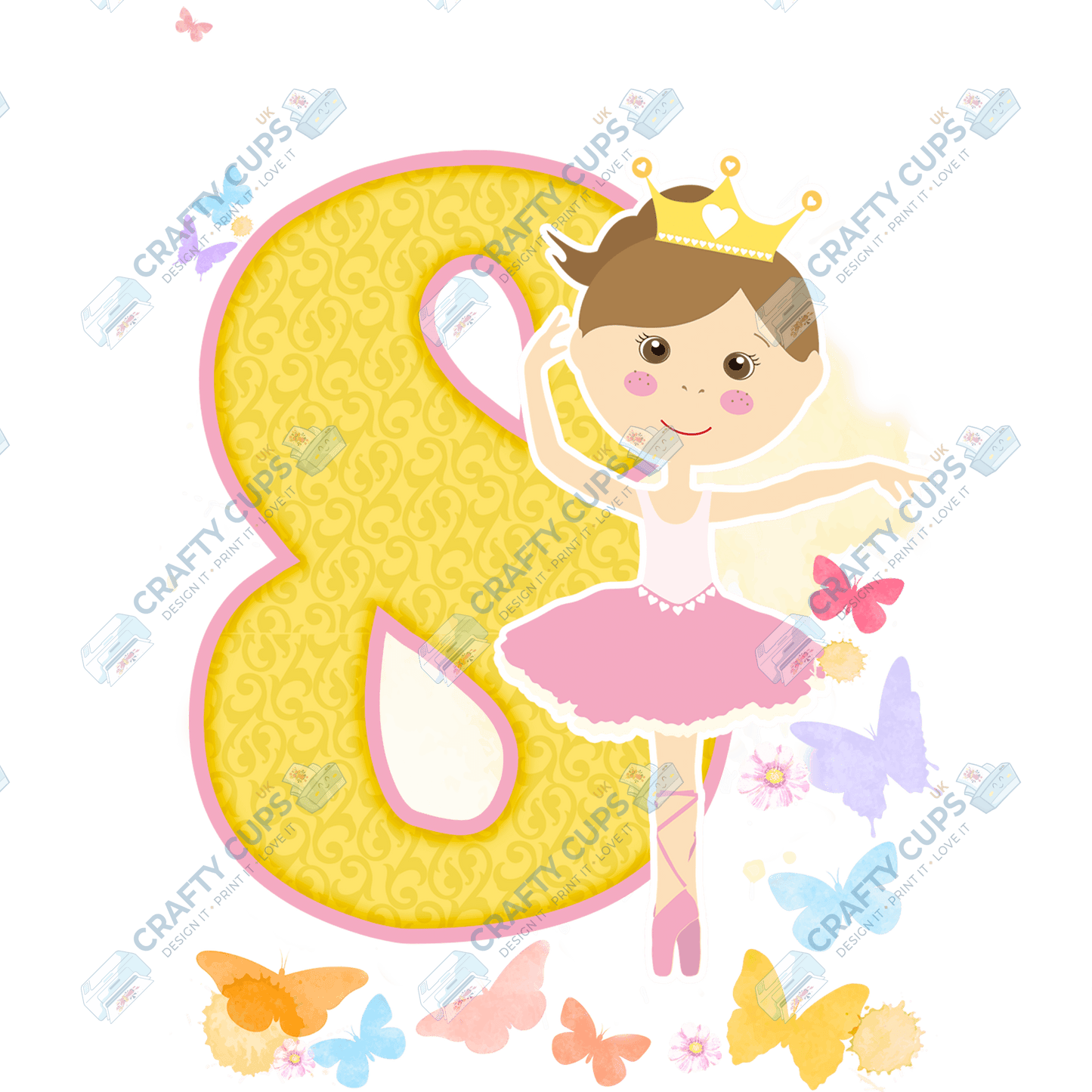 Ballet DTF Transfers – Cute Dance Designs for Ages 4–8 (4"–10")