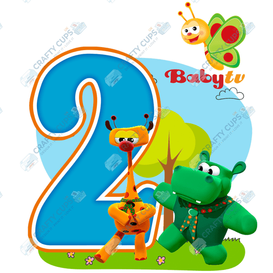 BabyTV DTF Transfers – Cute Designs for Ages 1–5