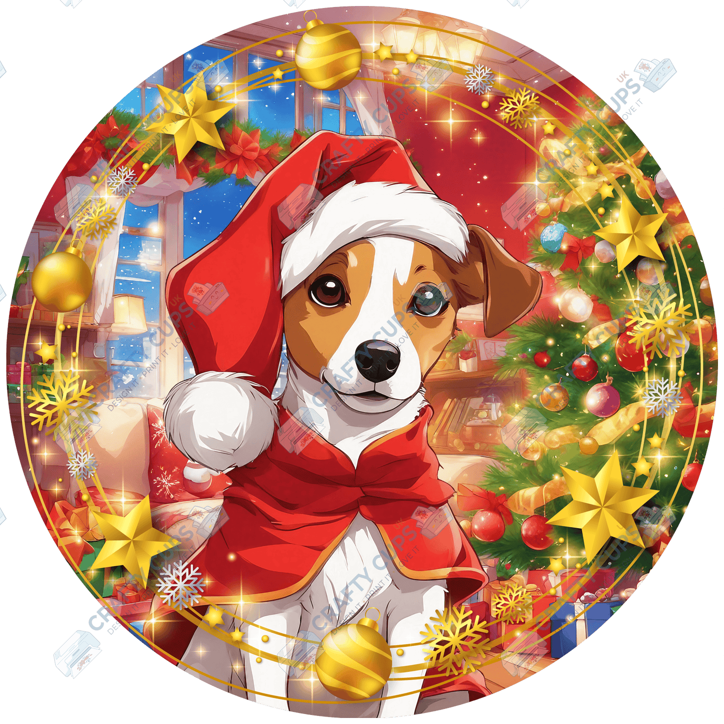 Christmas Dog Breeds DTF Transfer – Part 4 of 6 | Exclusive Secret Sub Design | Various Sizes – Crafty Cups UK
