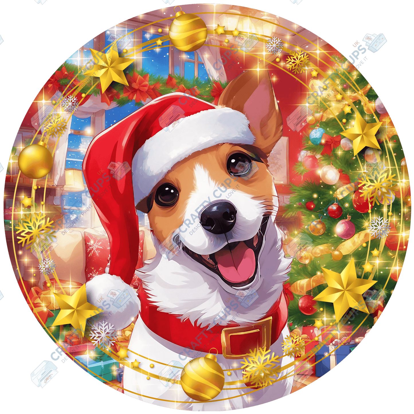 Christmas Dog Breeds DTF Transfer – Part 4 of 6 | Exclusive Secret Sub Design | Various Sizes – Crafty Cups UK