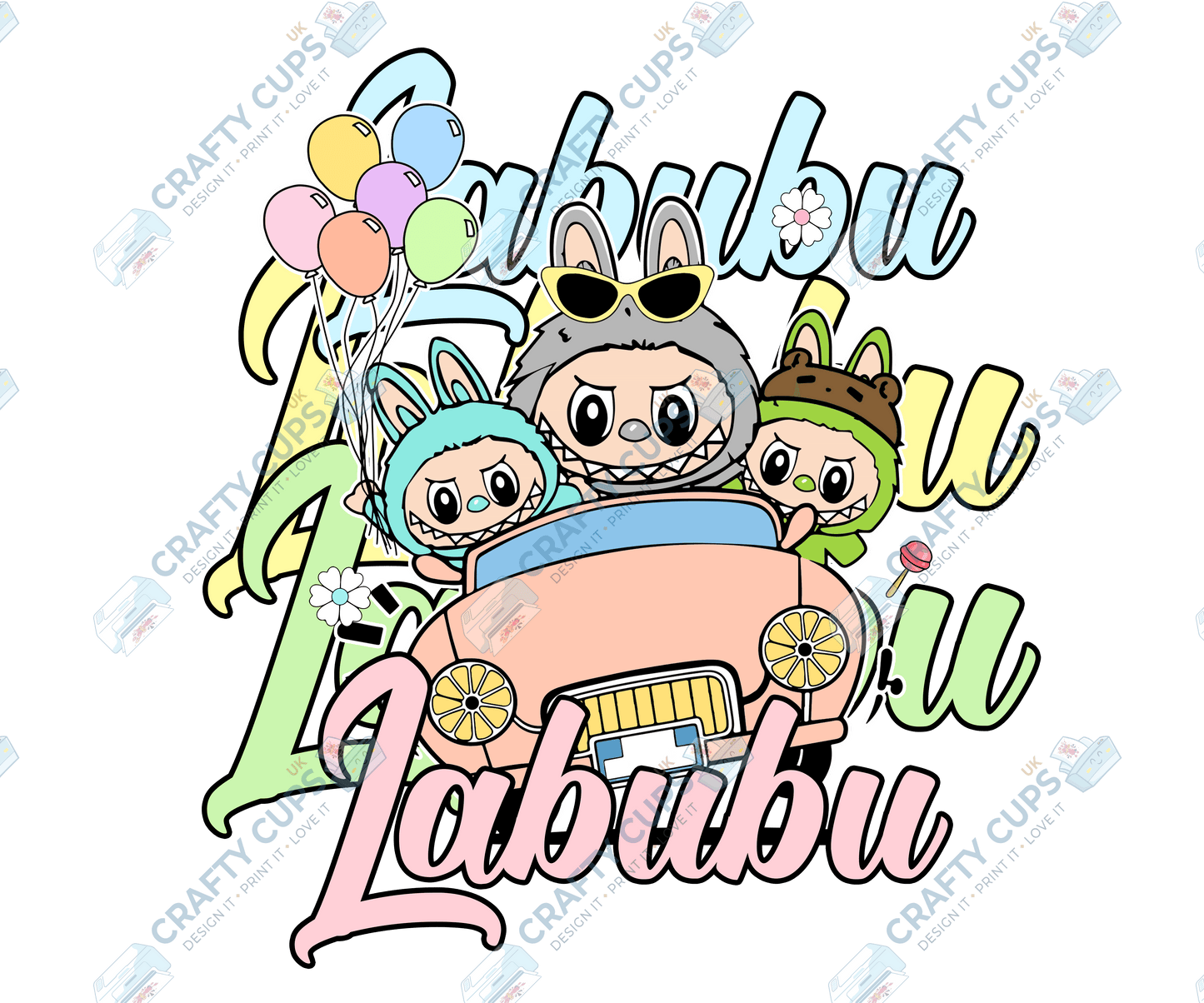 Chibi Monsters DTF Transfer – Cute Anime Style (Part One of Seven), Various Sizes & Designs