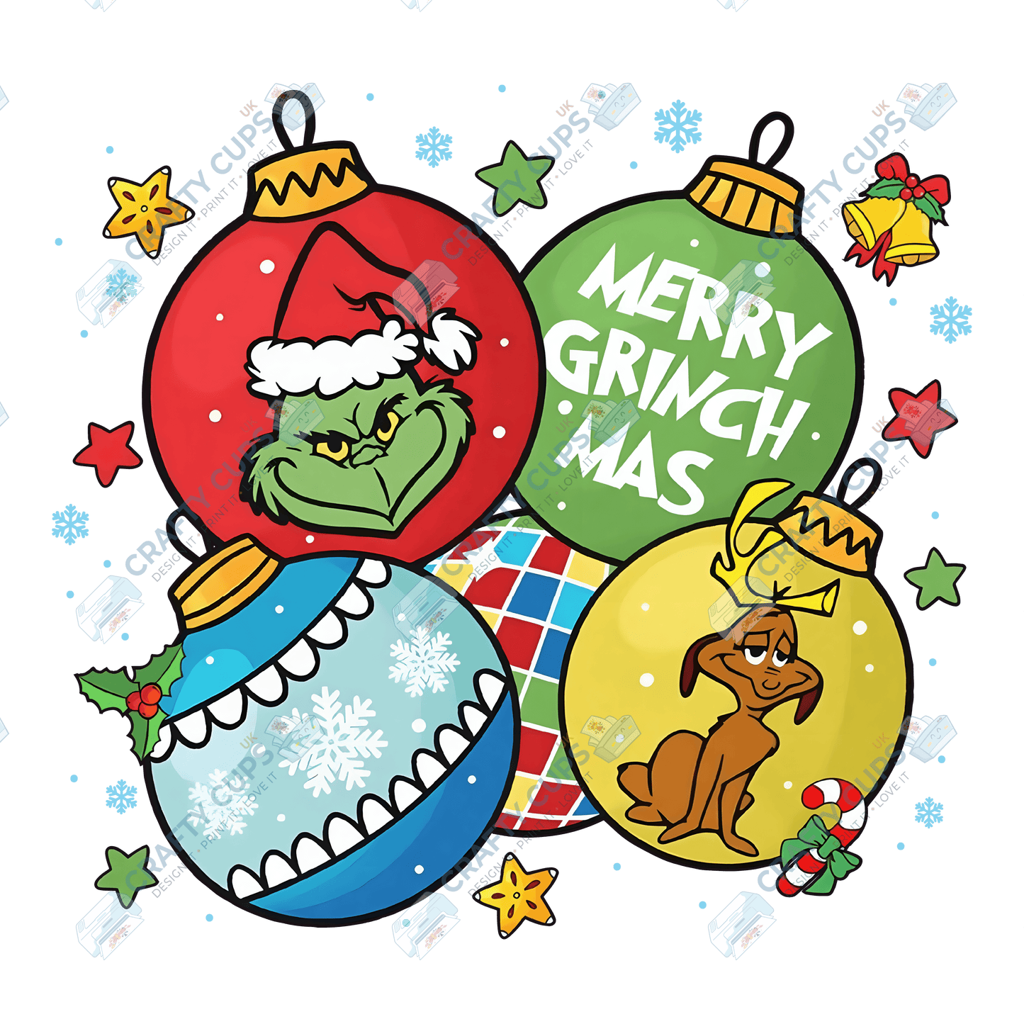 Christmas DTF Transfer – Various Designs & Sizes (Part One of Four, Series One), Heat Press Ready