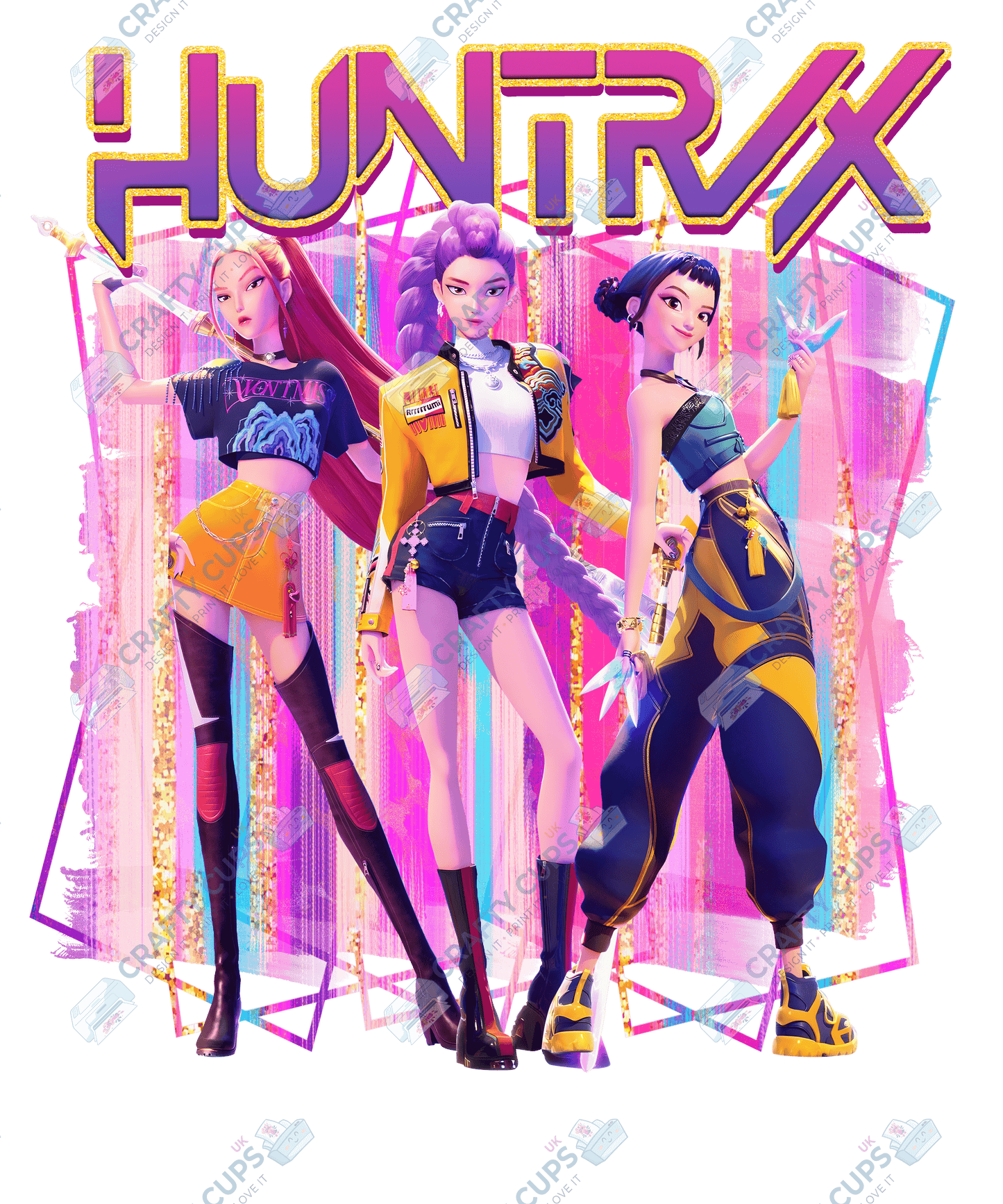 Demon Hunters DTF Transfer – Various Designs & Sizes (Part Six of Six), Heat Press Ready