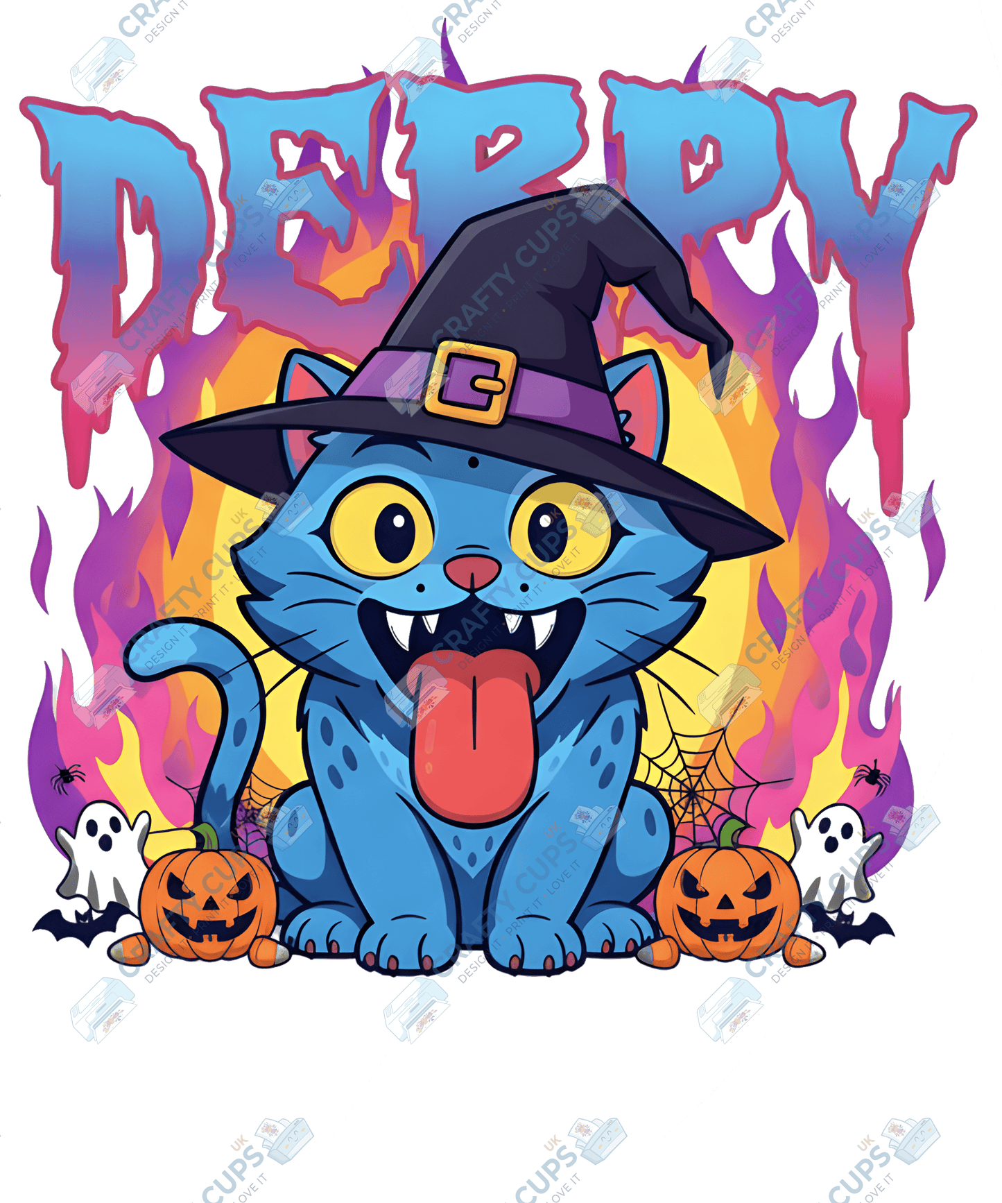 Halloween Demon Hunters DTF Transfer – Spooky Anime Style Design (Part One of Four), Various Sizes & Heat Press Ready