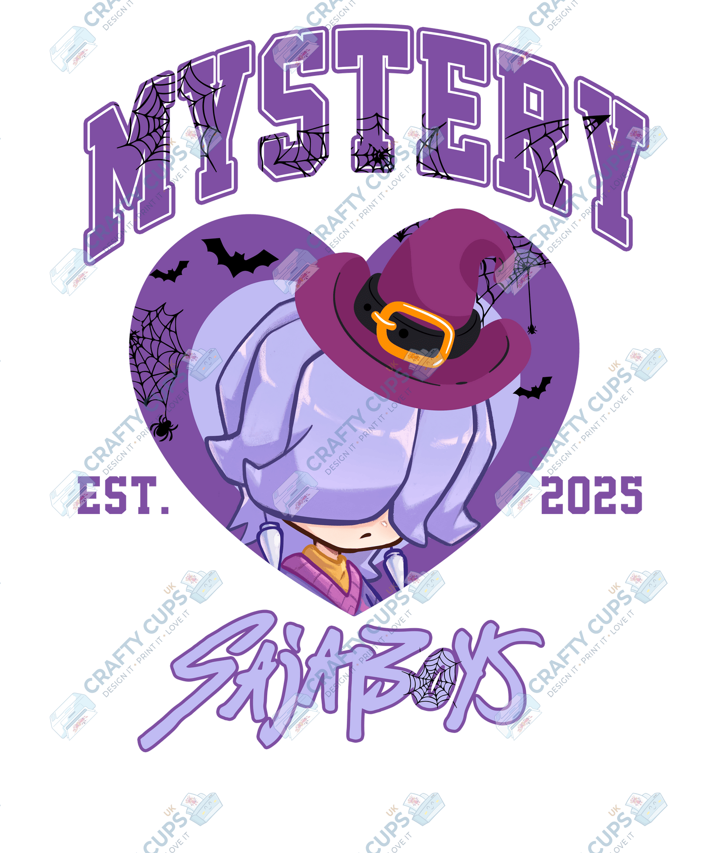 Halloween Demon Hunters DTF Transfer – Spooky Anime Style Design (Part One of Four), Various Sizes & Heat Press Ready