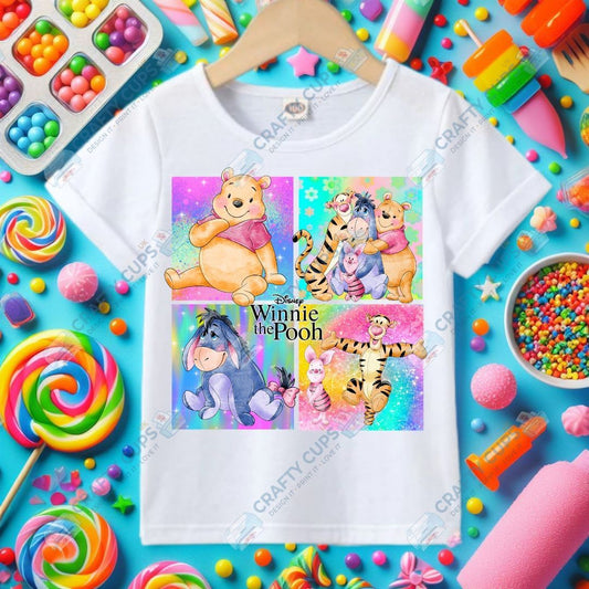 Character Squares DTF Transfers – Fun Character Designs (4"–10")