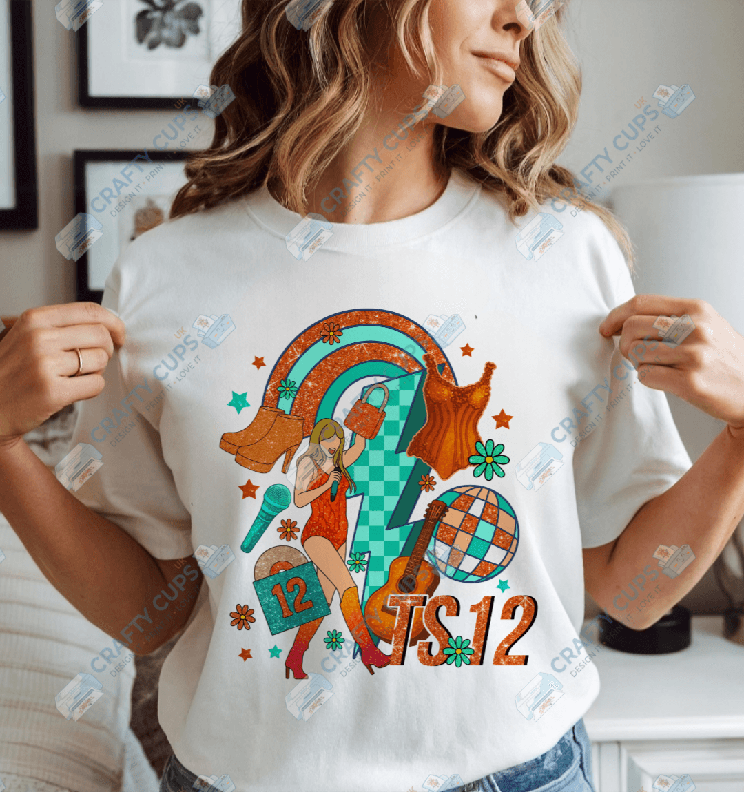 Taylor Swift “Life of a Show Girl” DTF Transfers – Part Four - Various Designs & Sizes