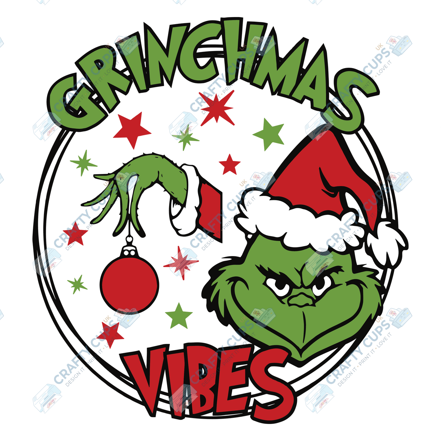 Christmas DTF Transfer – Various Designs & Sizes (Part Four of Four, Series One), Heat Press Ready