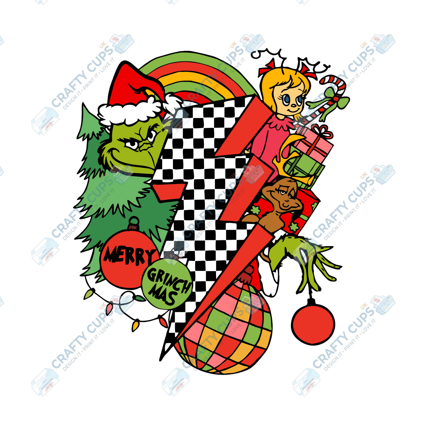 Christmas DTF Transfer – Various Designs & Sizes (Part Four of Four, Series One), Heat Press Ready