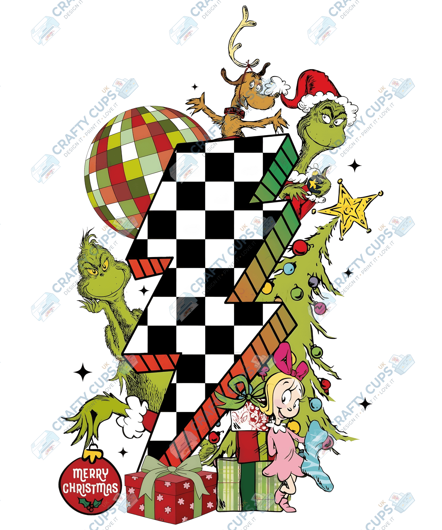Christmas DTF Transfer – Various Designs & Sizes (Part One of Four, Series One), Heat Press Ready