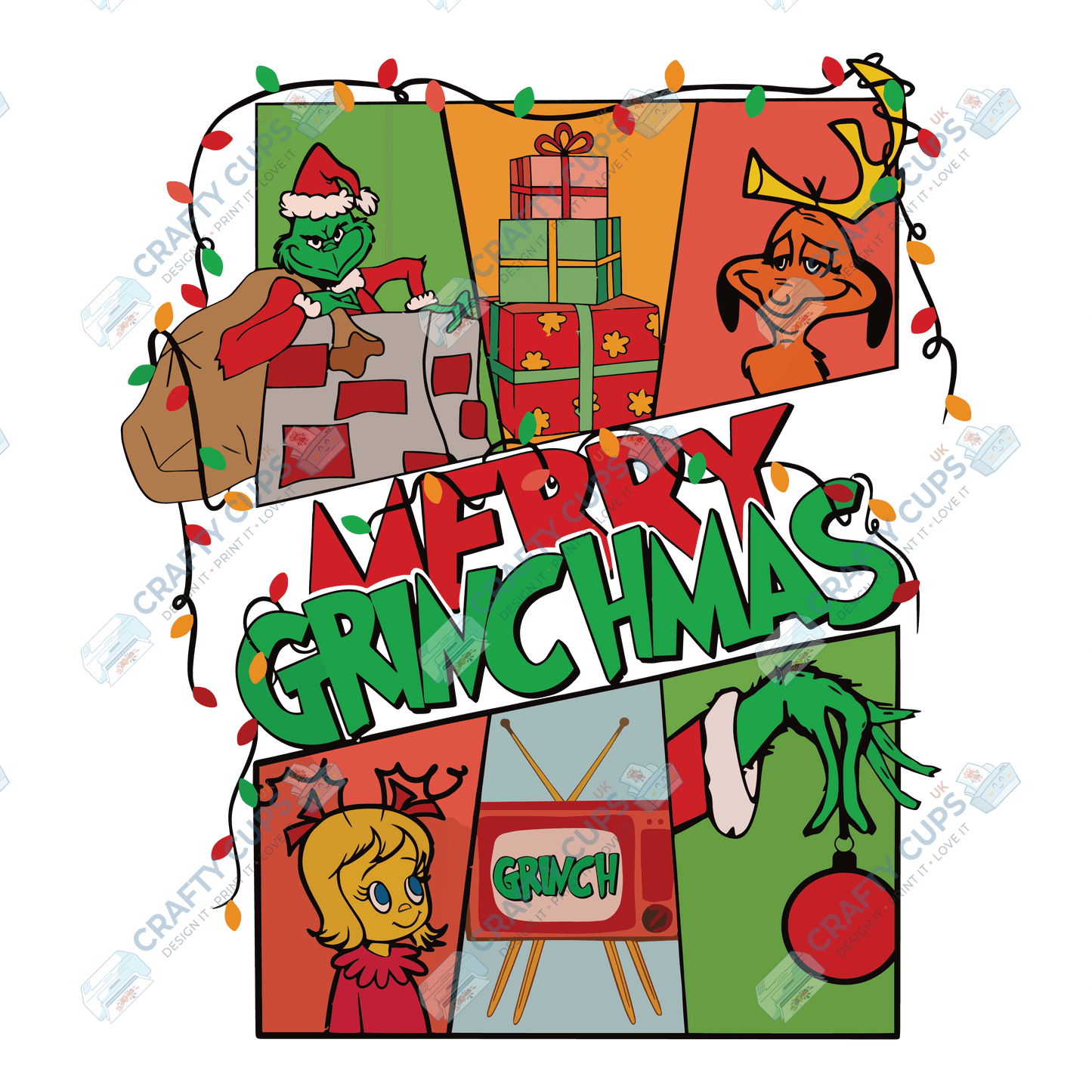 Christmas DTF Transfer – Various Designs & Sizes (Part One of Four, Series One), Heat Press Ready