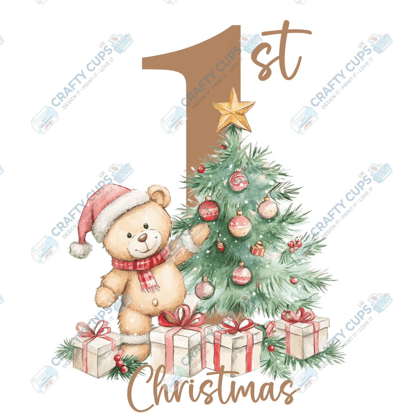 My First Christmas 5 Inch DTF