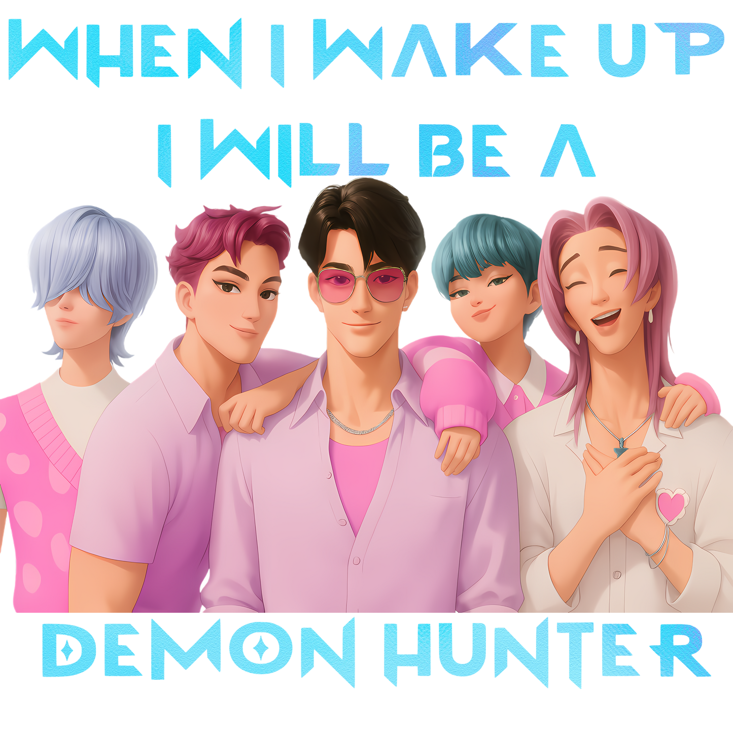 When i Wake up i will be a Demon Hunter 10 inch DTF